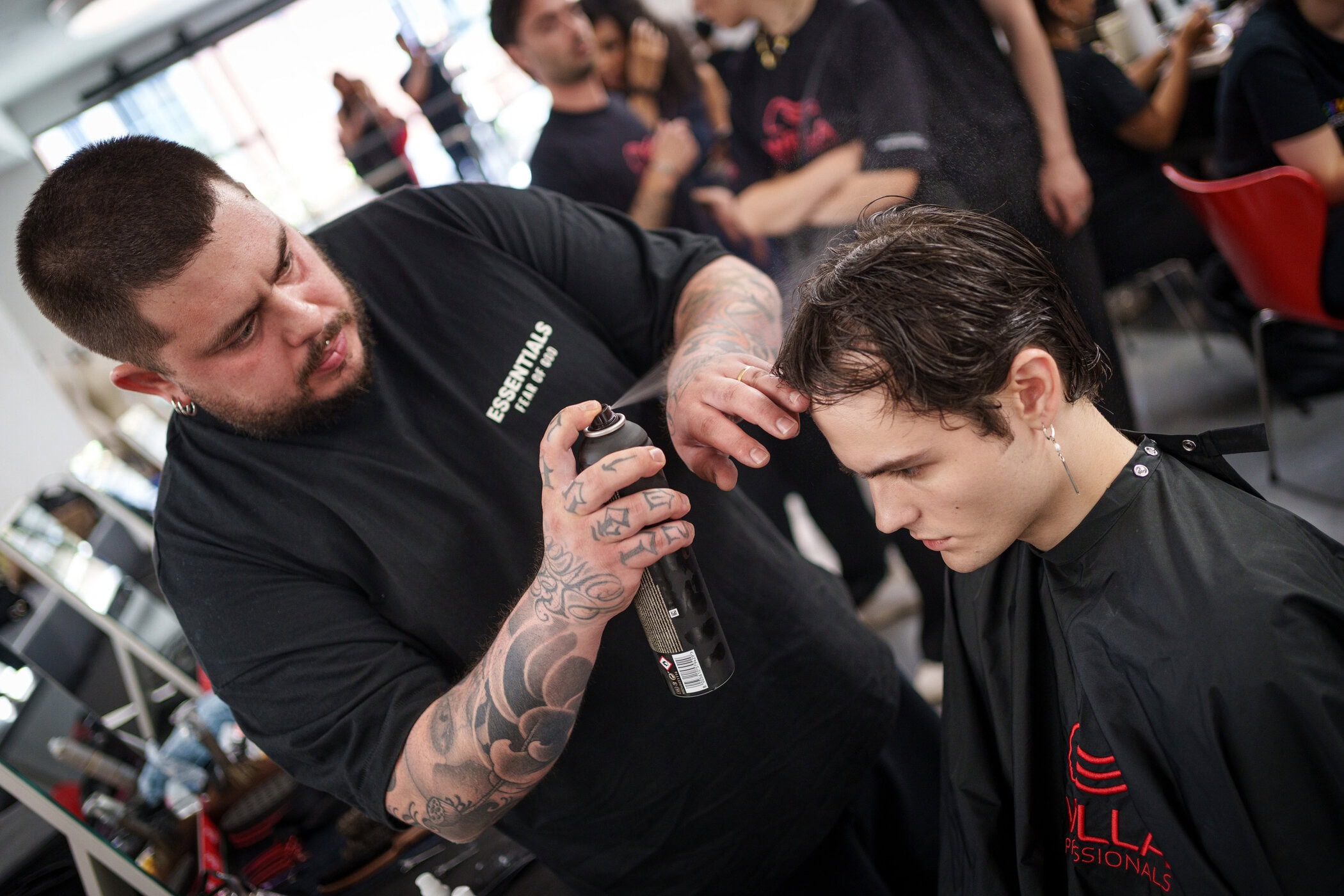 Miguel Vieira Spring 2026 Men's Fashion Show Backstage