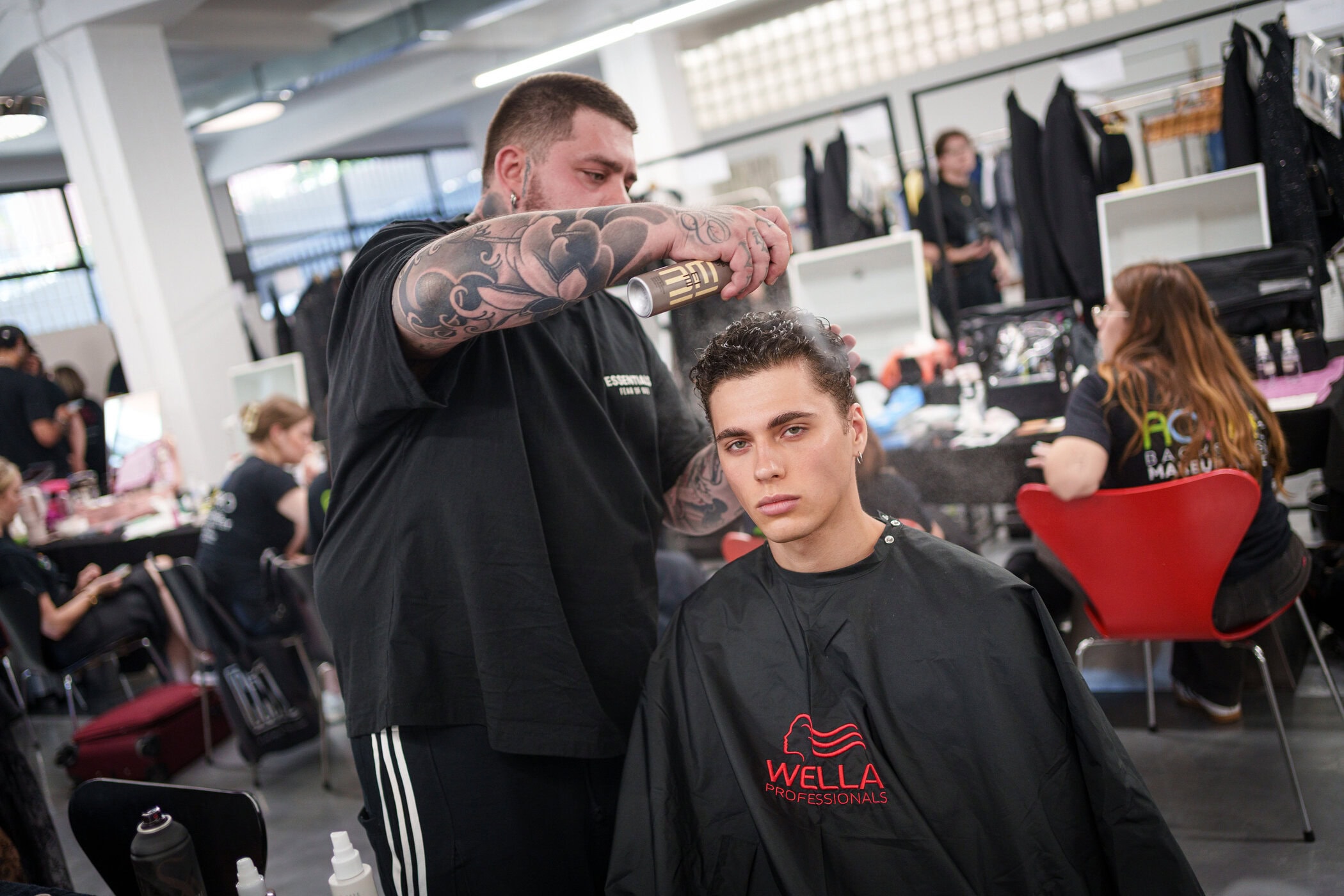 Miguel Vieira Spring 2026 Men's Fashion Show Backstage