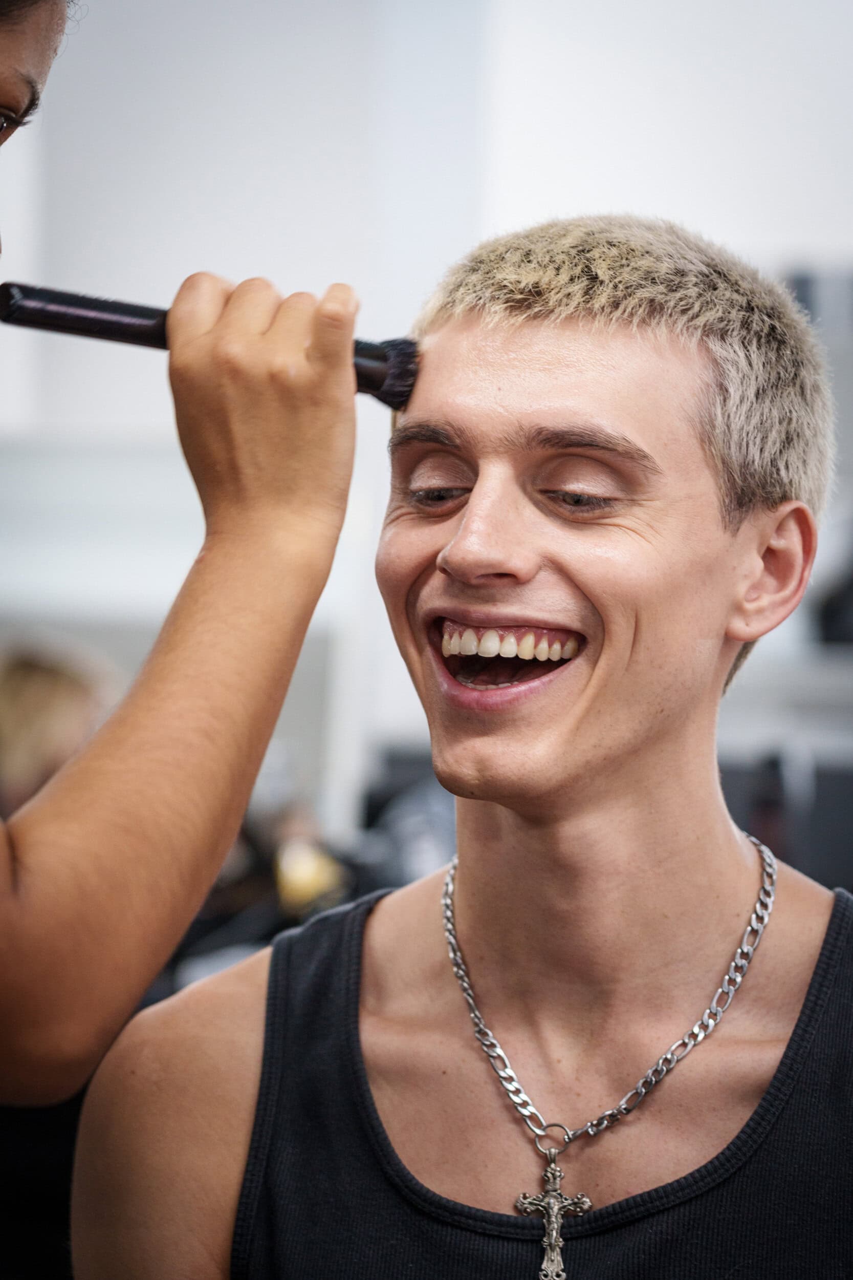 Miguel Vieira Spring 2026 Men's Fashion Show Backstage