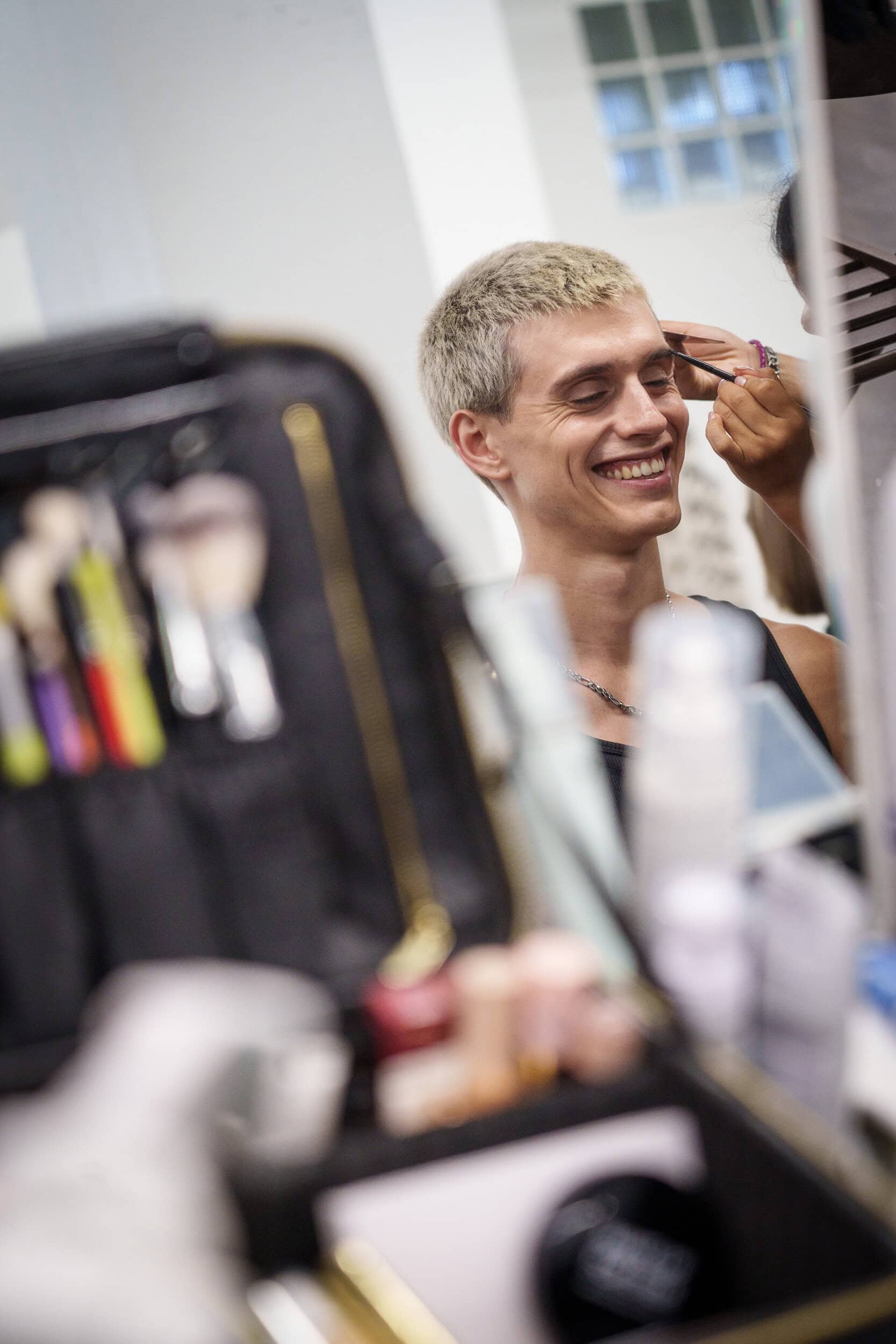 Miguel Vieira Spring 2026 Men's Fashion Show Backstage