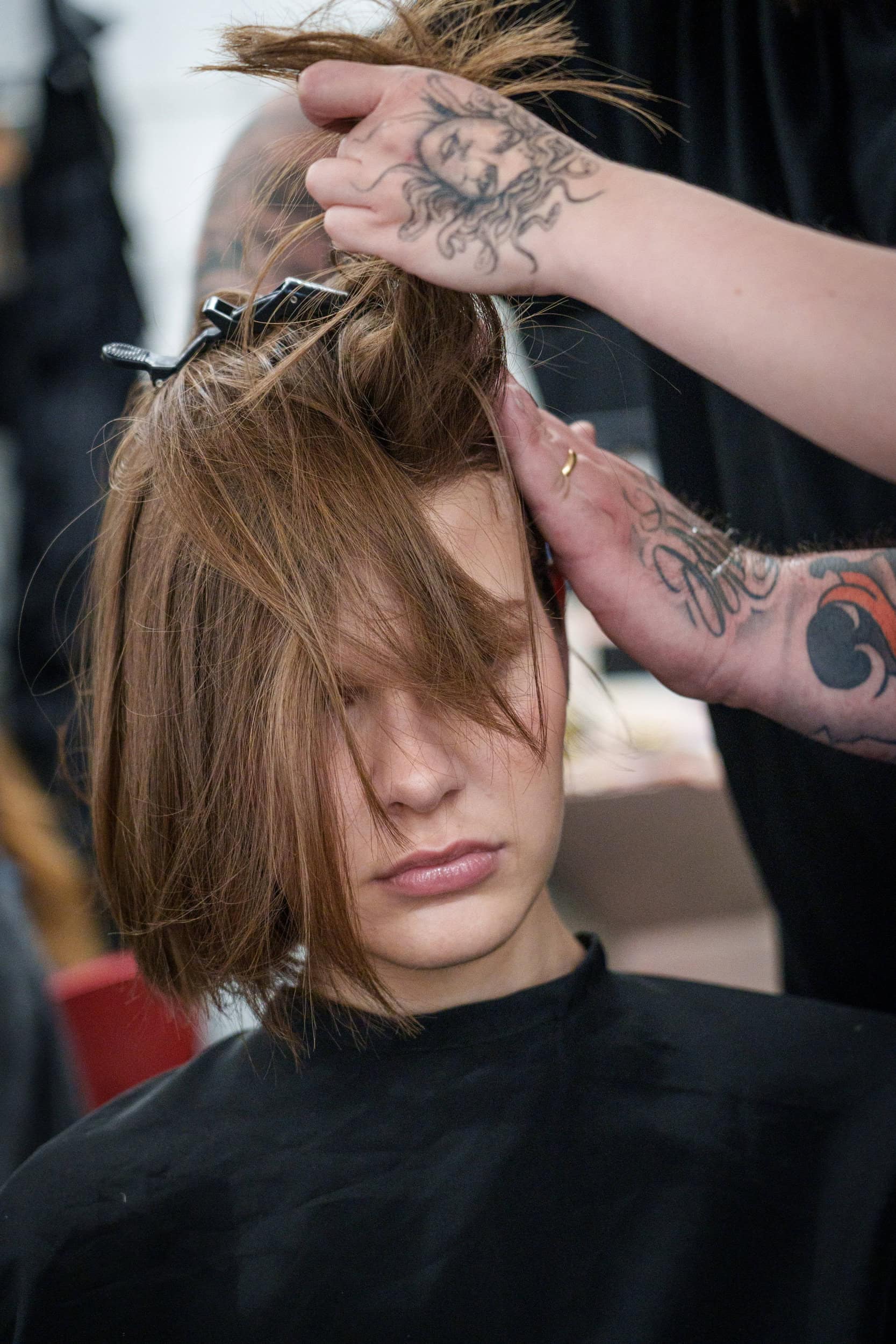 Miguel Vieira Spring 2026 Men's Fashion Show Backstage