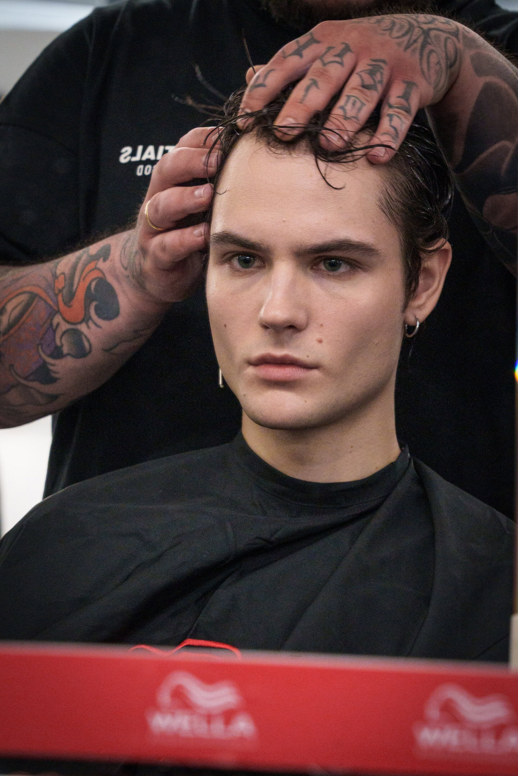 Miguel Vieira Spring 2026 Men's Fashion Show Backstage