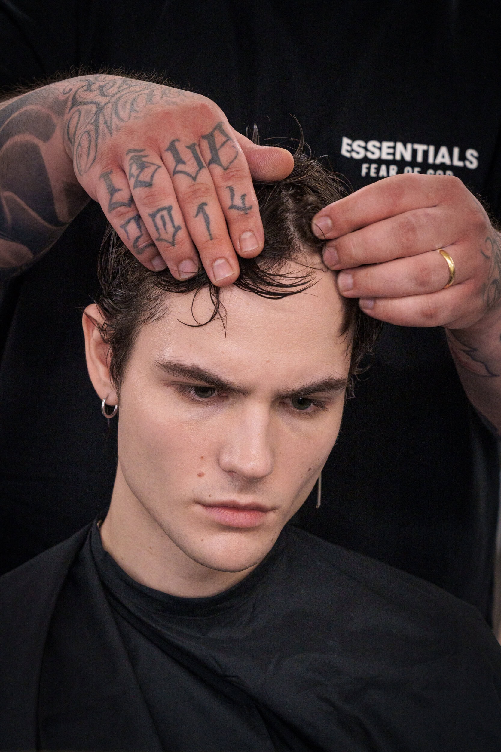 Miguel Vieira Spring 2026 Men's Fashion Show Backstage