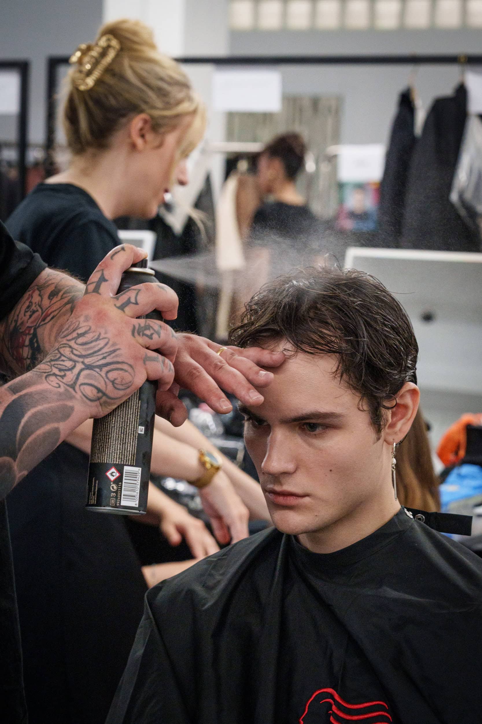 Miguel Vieira Spring 2026 Men's Fashion Show Backstage