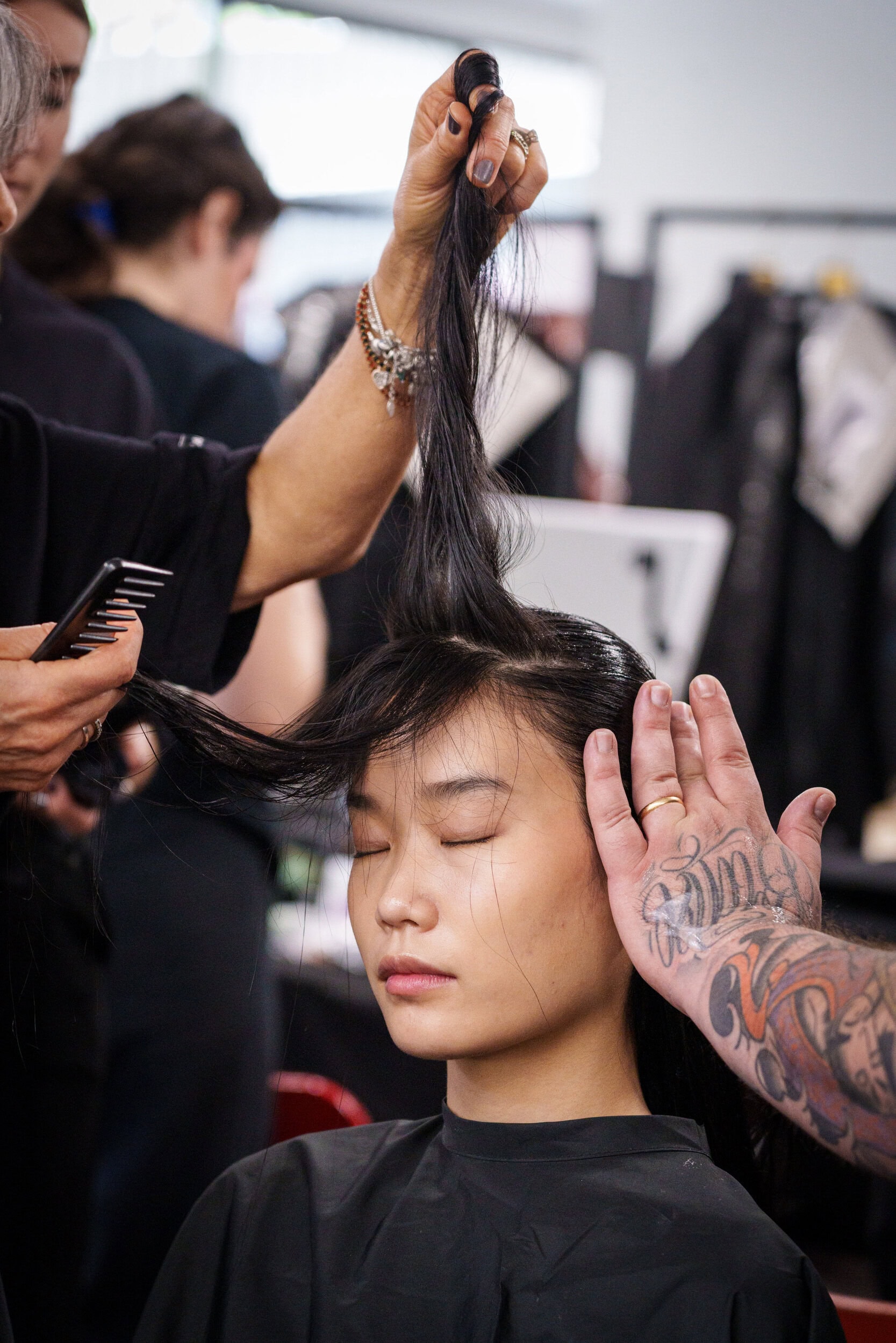 Miguel Vieira Spring 2026 Men's Fashion Show Backstage