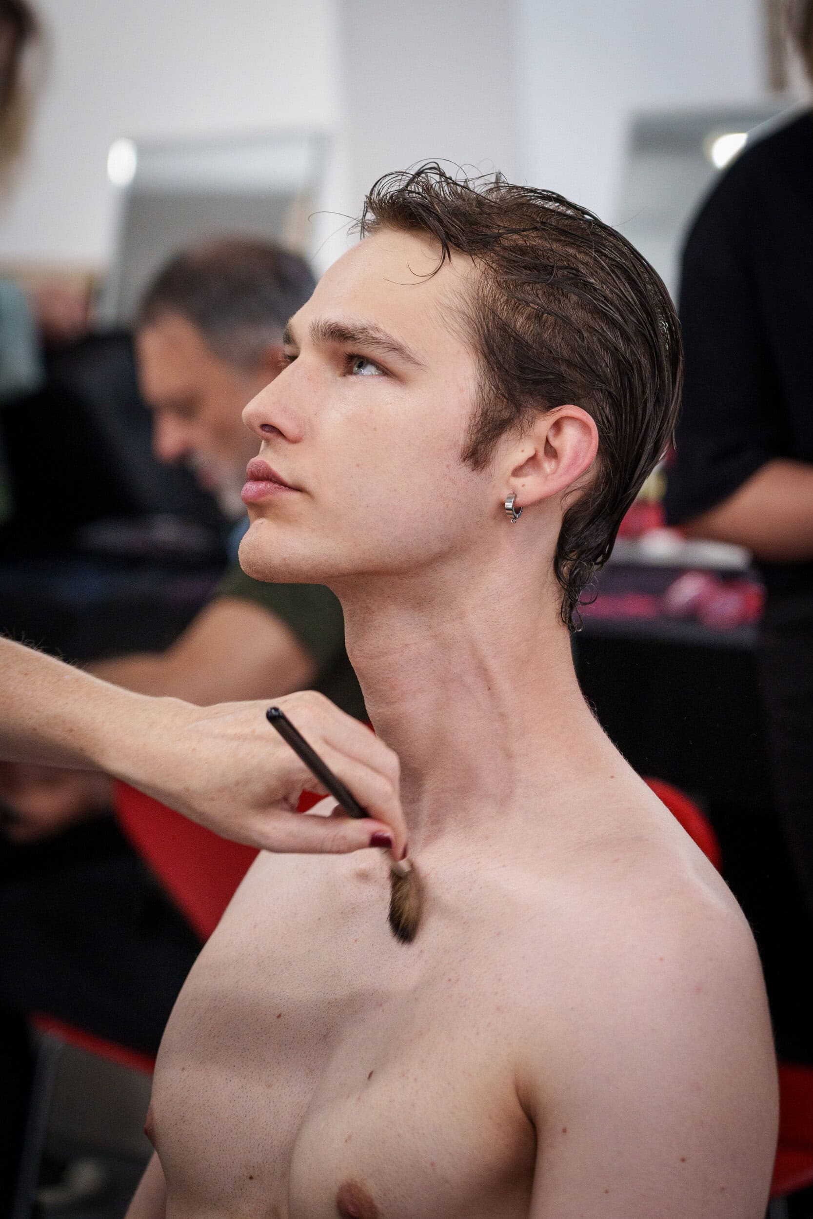 Miguel Vieira Spring 2026 Men's Fashion Show Backstage