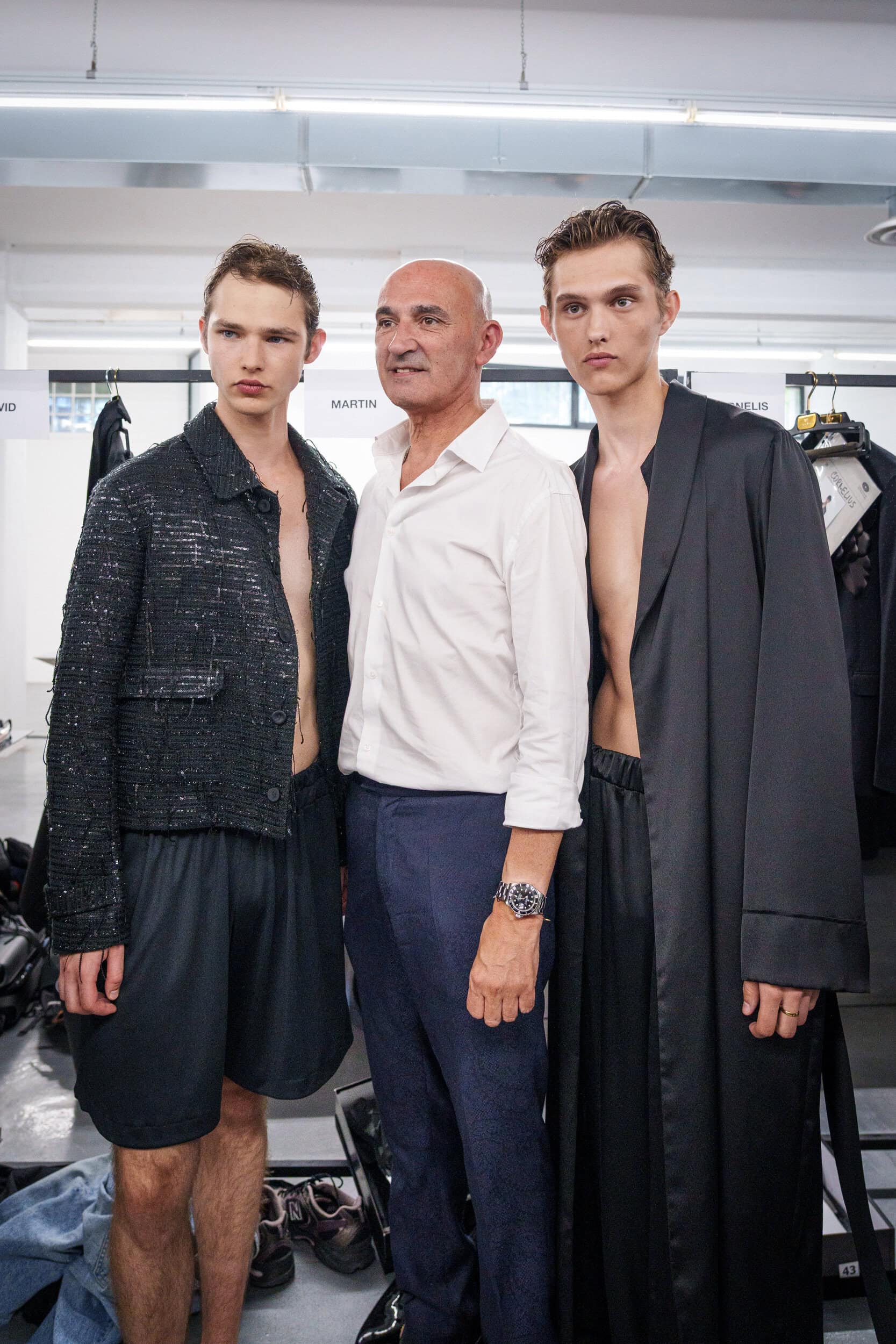 Miguel Vieira Spring 2026 Men's Fashion Show Backstage