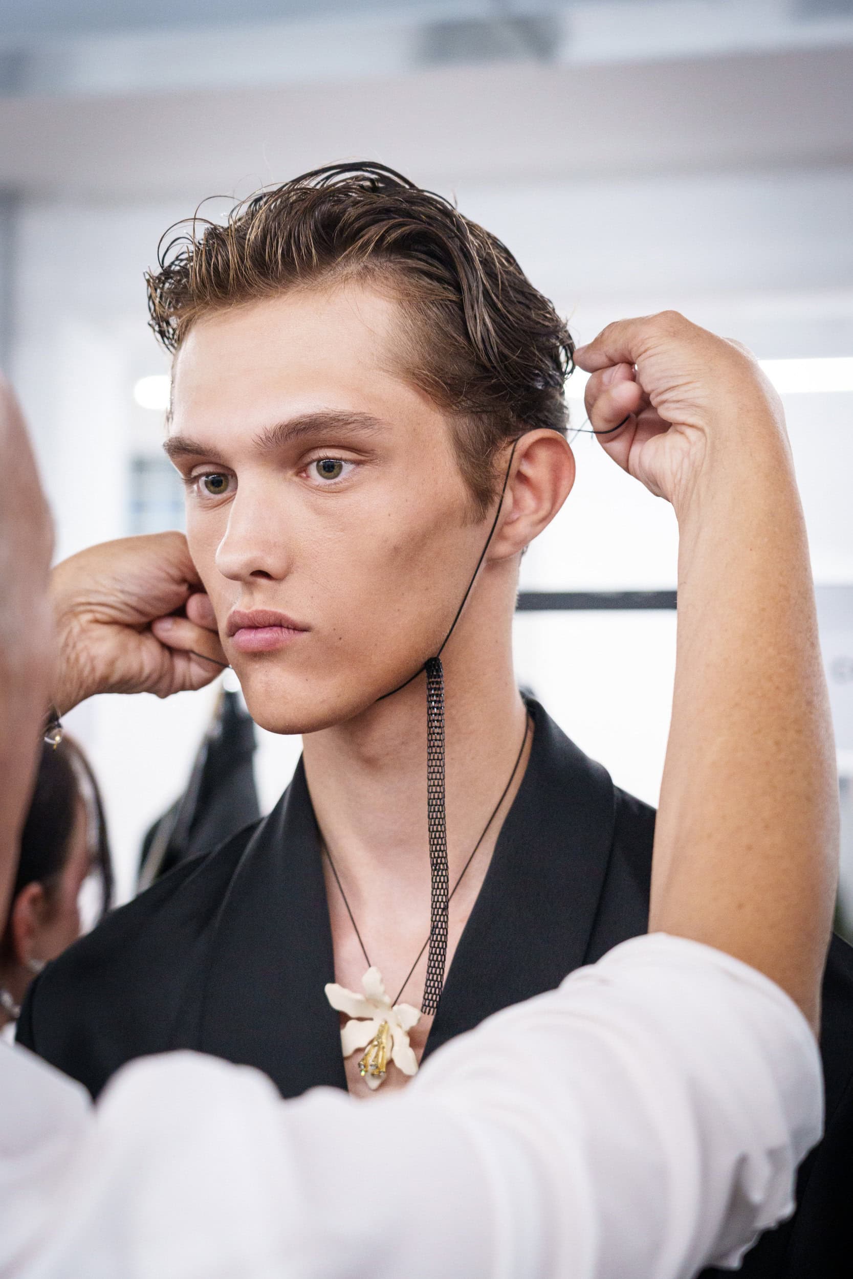 Miguel Vieira Spring 2026 Men's Fashion Show Backstage