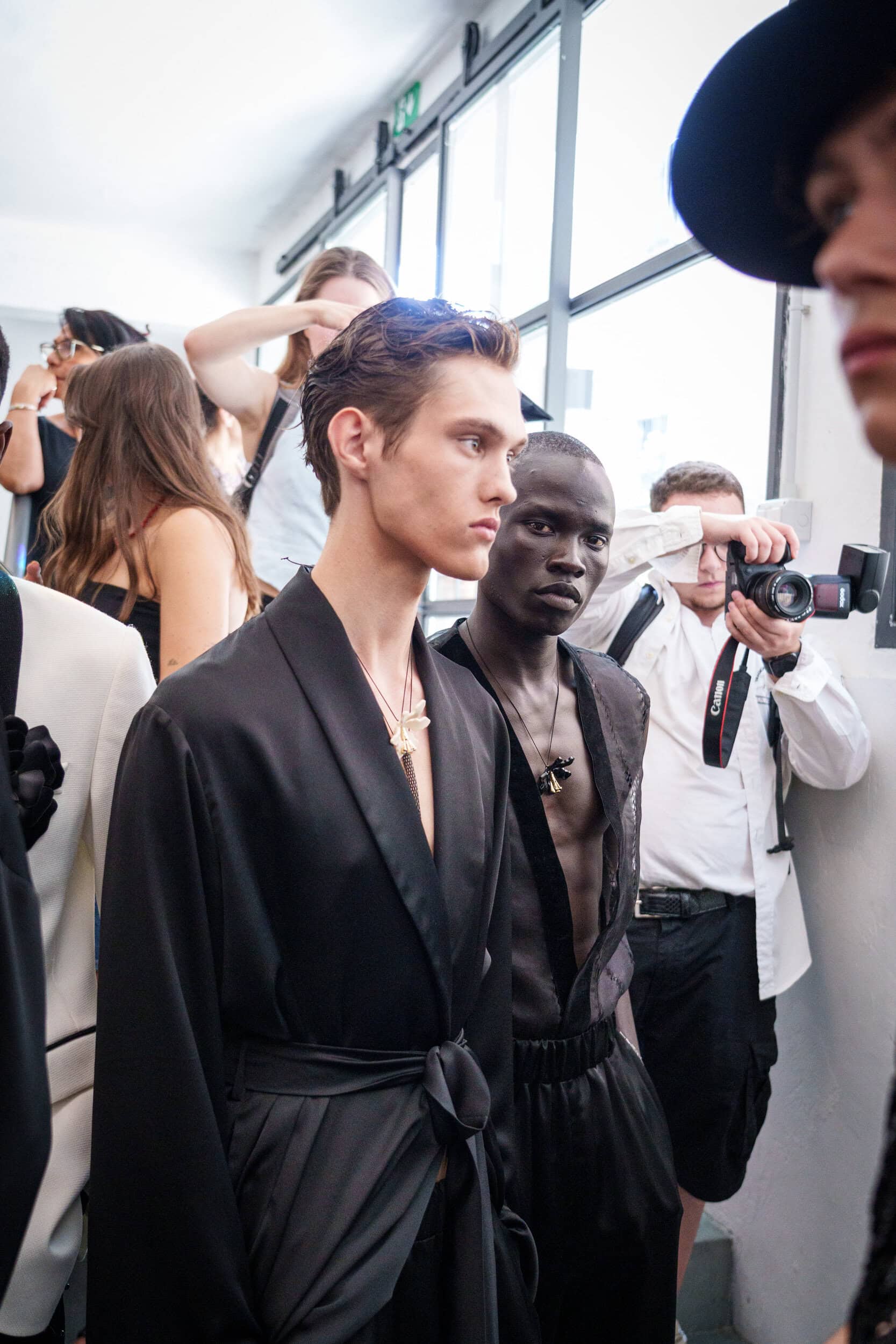 Miguel Vieira Spring 2026 Men's Fashion Show Backstage