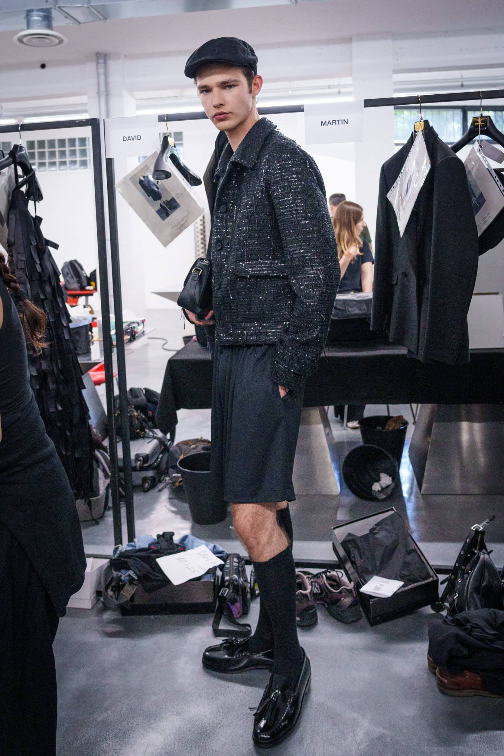 Miguel Vieira Spring 2026 Men's Fashion Show Backstage