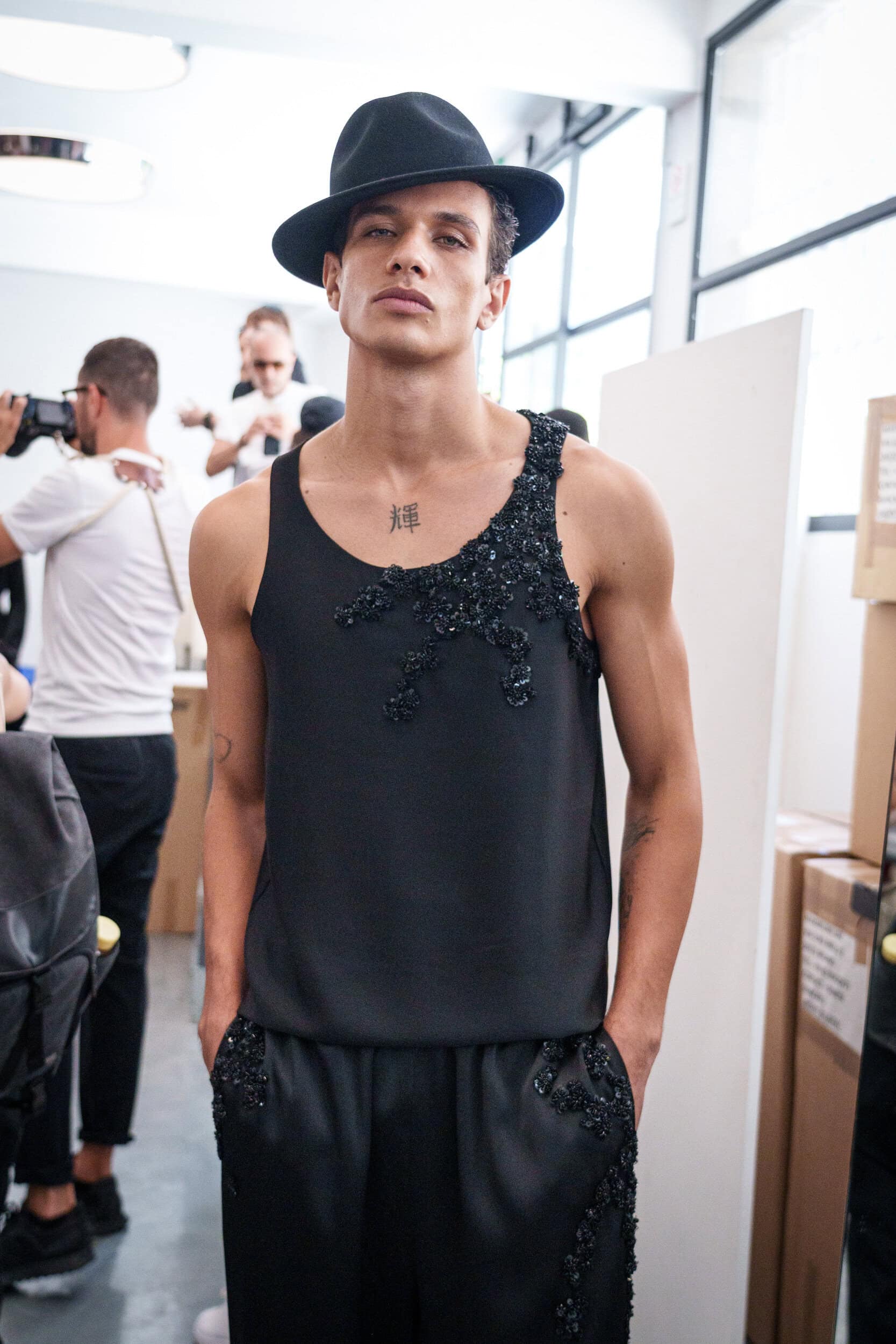 Miguel Vieira Spring 2026 Men's Fashion Show Backstage