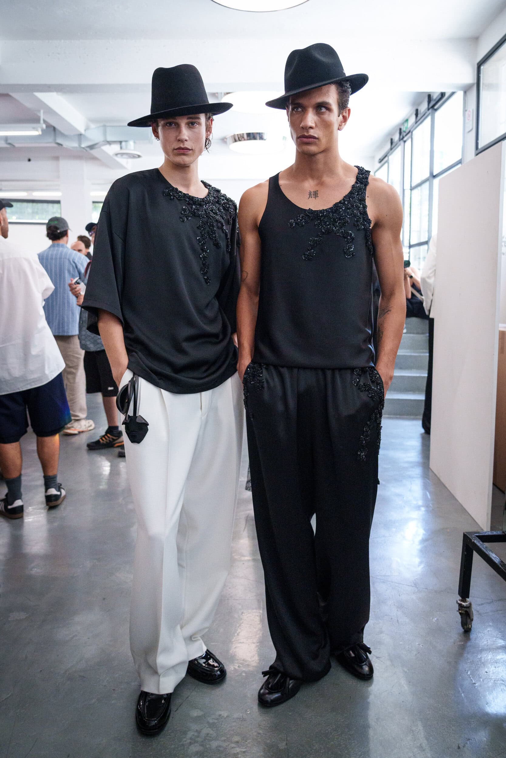Miguel Vieira Spring 2026 Men's Fashion Show Backstage