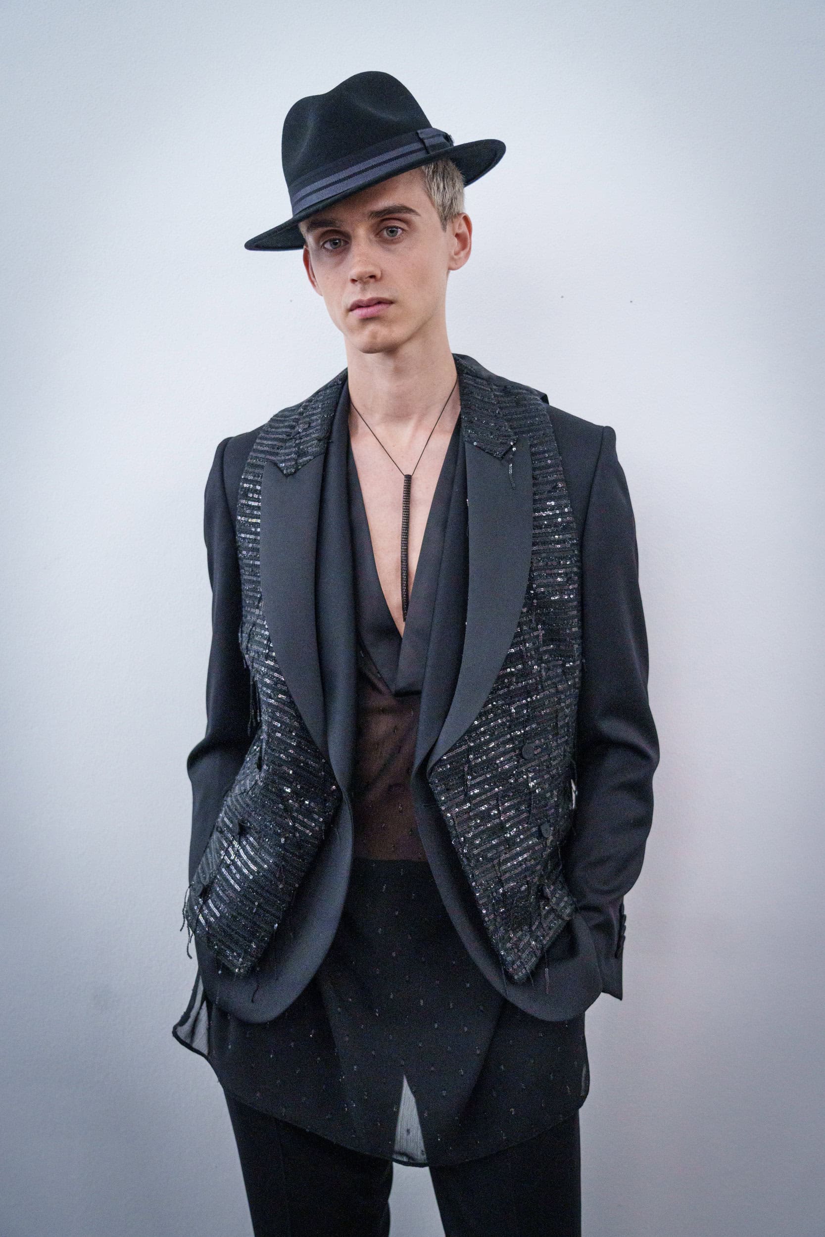 Miguel Vieira Spring 2026 Men's Fashion Show Backstage