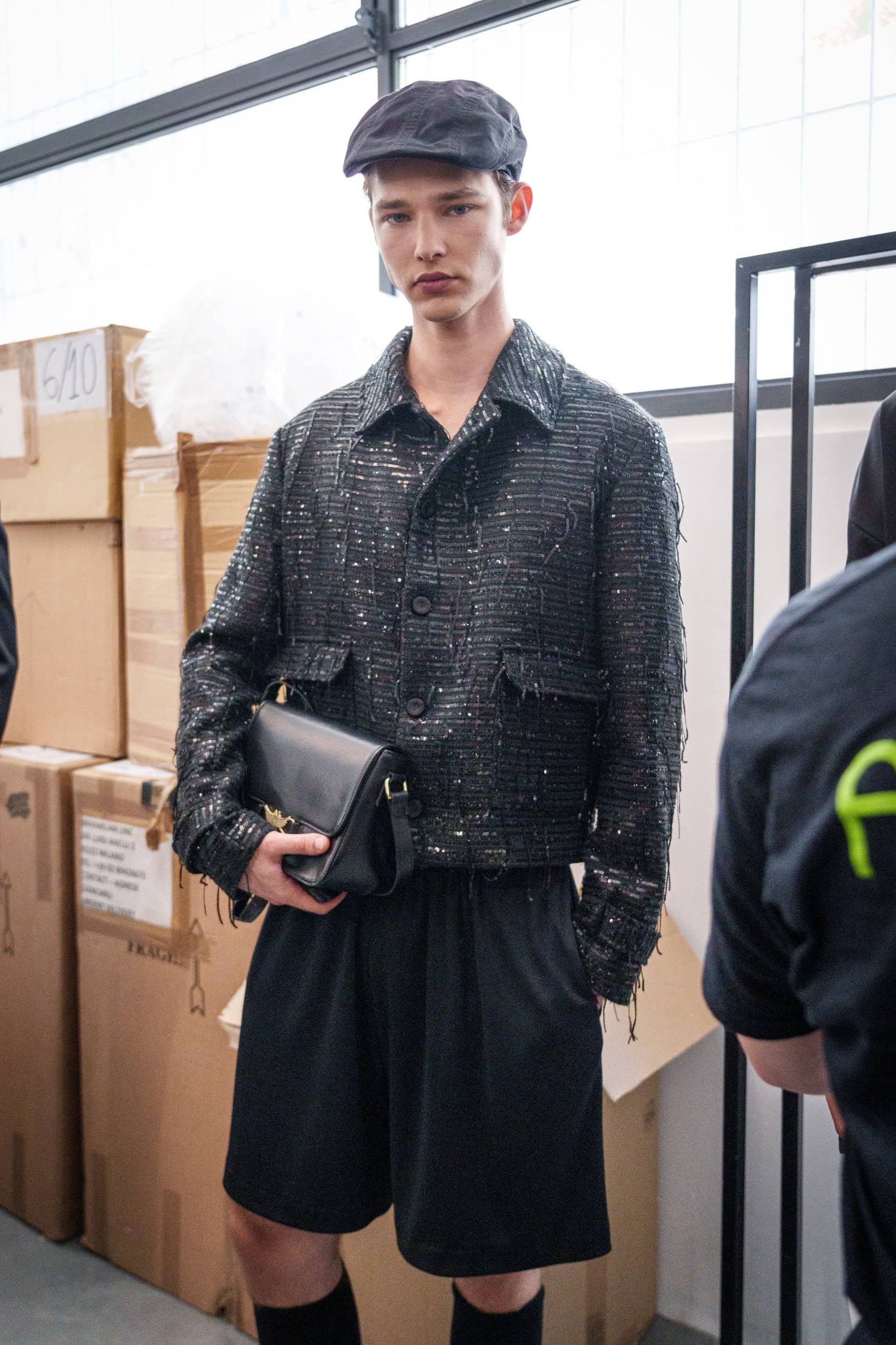 Miguel Vieira Spring 2026 Men's Fashion Show Backstage