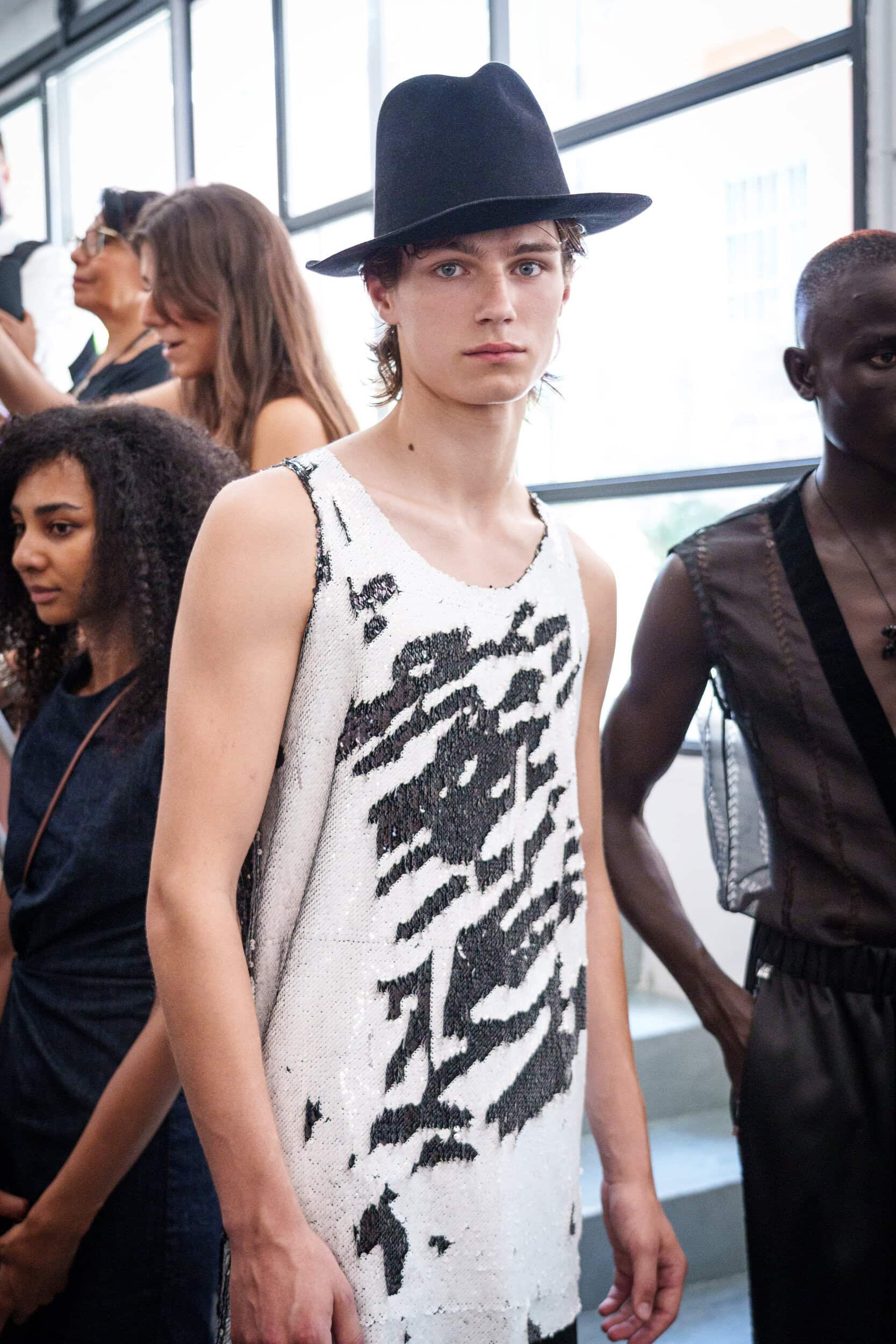 Miguel Vieira Spring 2026 Men's Fashion Show Backstage