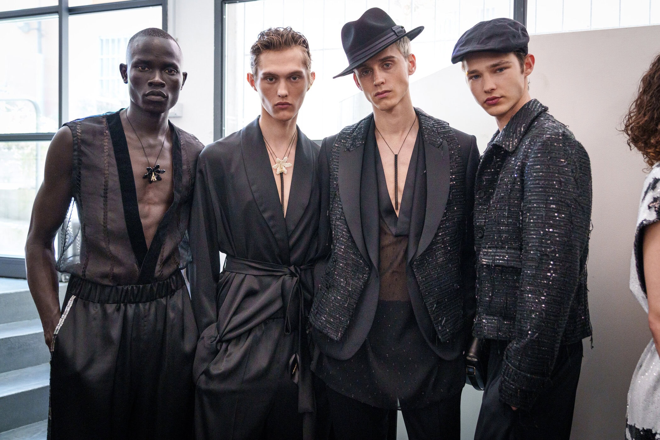 Miguel Vieira Spring 2026 Men's Fashion Show Backstage