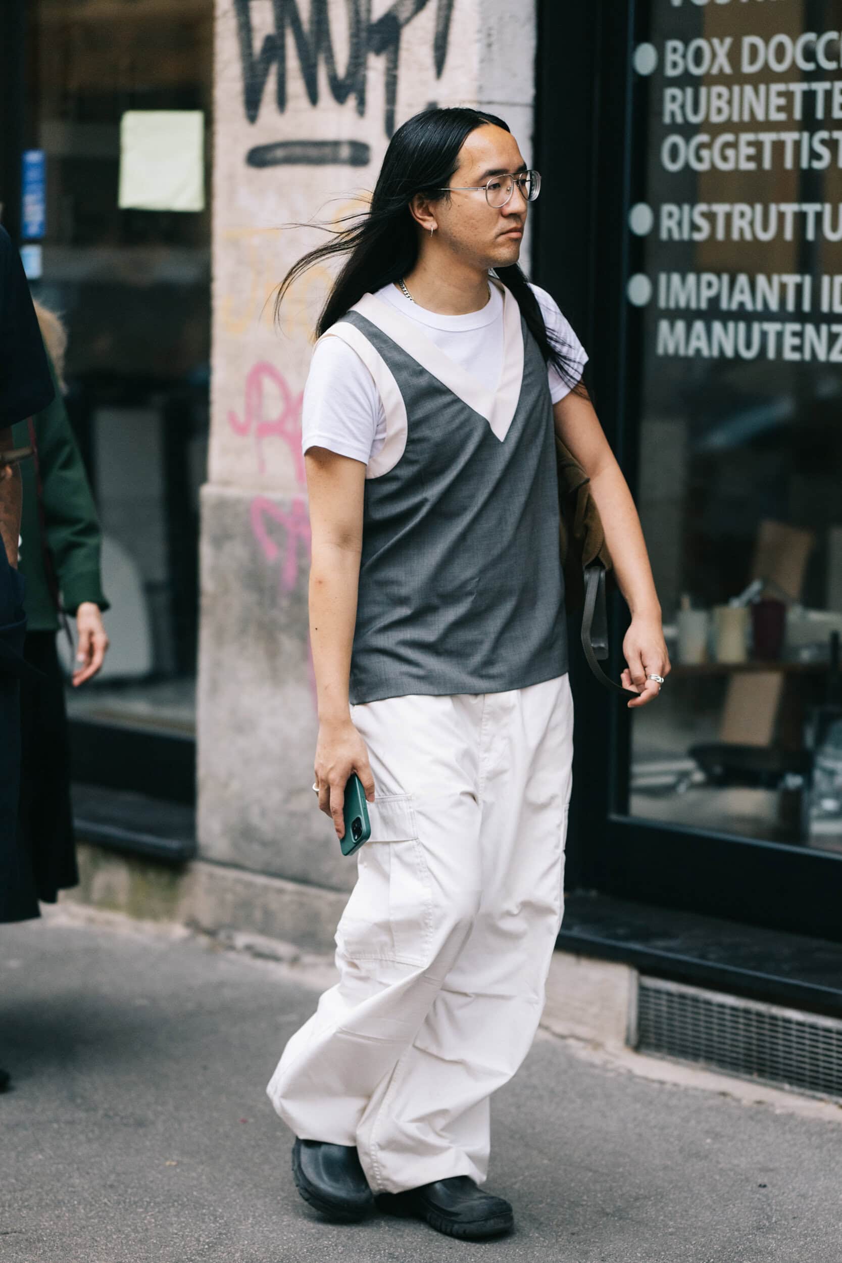 Milano Milan Men's Street Style Spring 2026 Shows