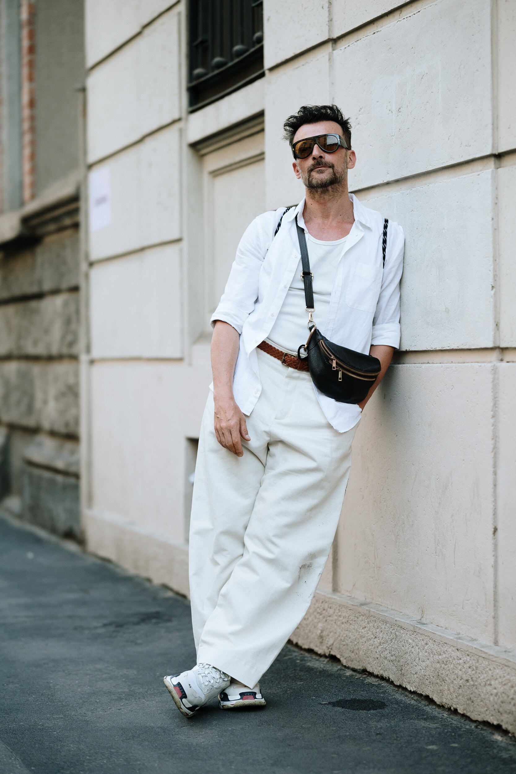 Milano Milan Men's Street Style Spring 2026 Shows
