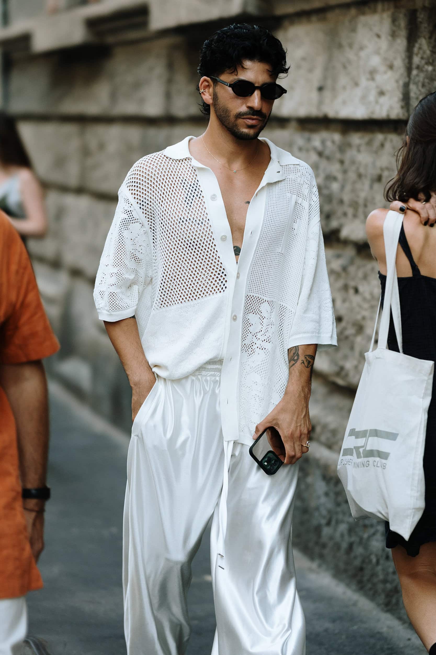Milano Milan Men's Street Style Spring 2026 Shows