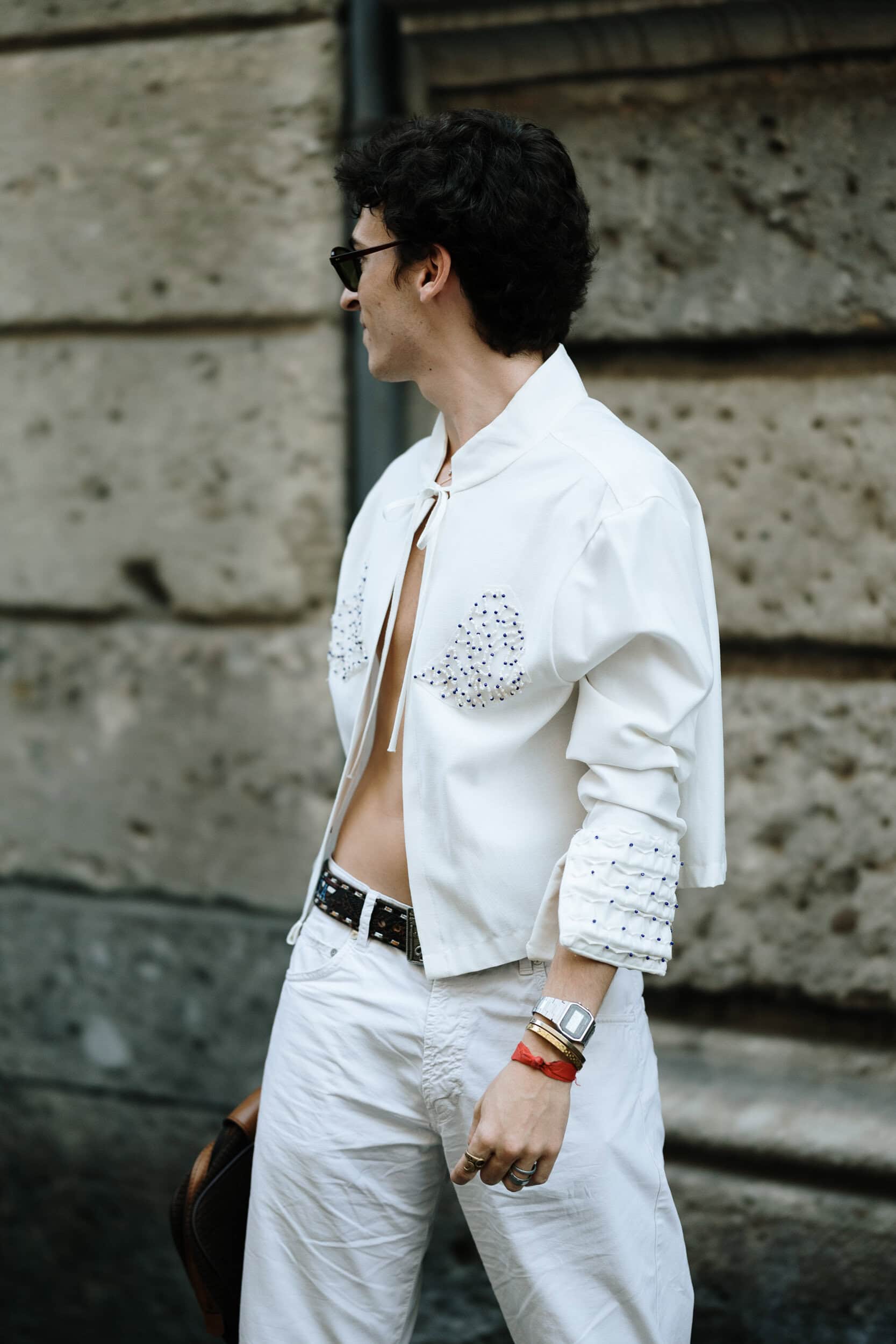 Milano Milan Men's Street Style Spring 2026 Shows