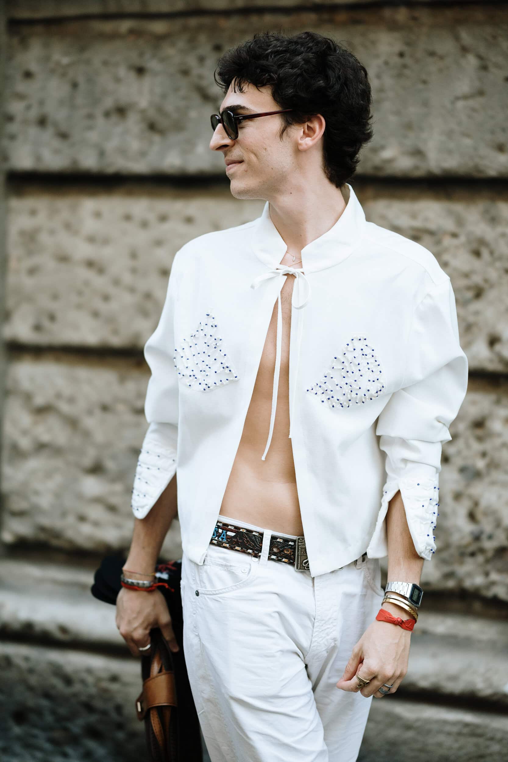 Milano Milan Men's Street Style Spring 2026 Shows