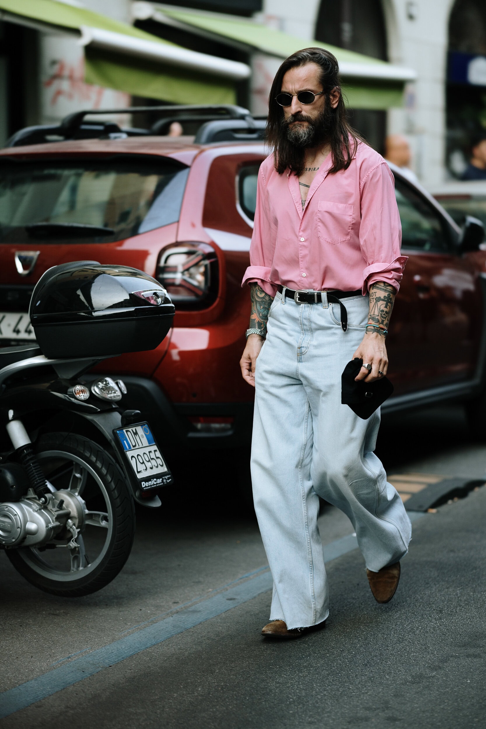 Milano Milan Men's Street Style Spring 2026 Shows