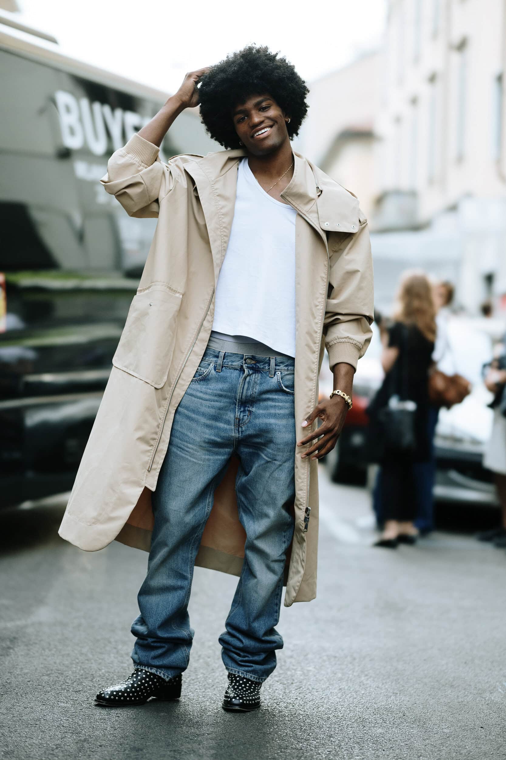 Milano Milan Men's Street Style Spring 2026 Shows
