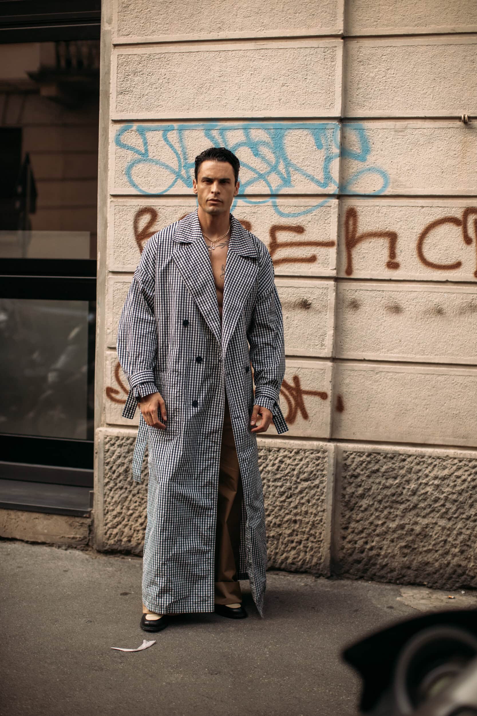 Milano Milan Men's Street Style Spring 2026 Shows