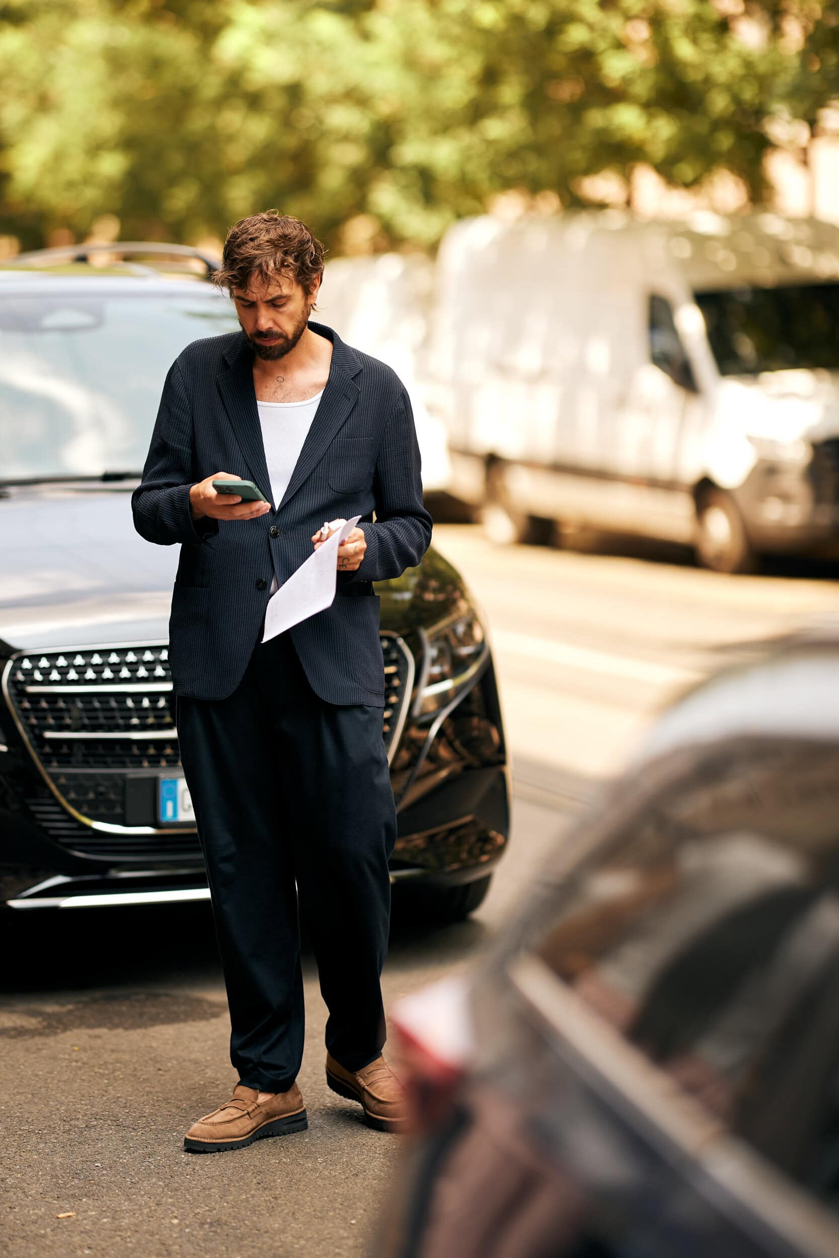 Milano Milan Men's Street Style Spring 2026 Shows