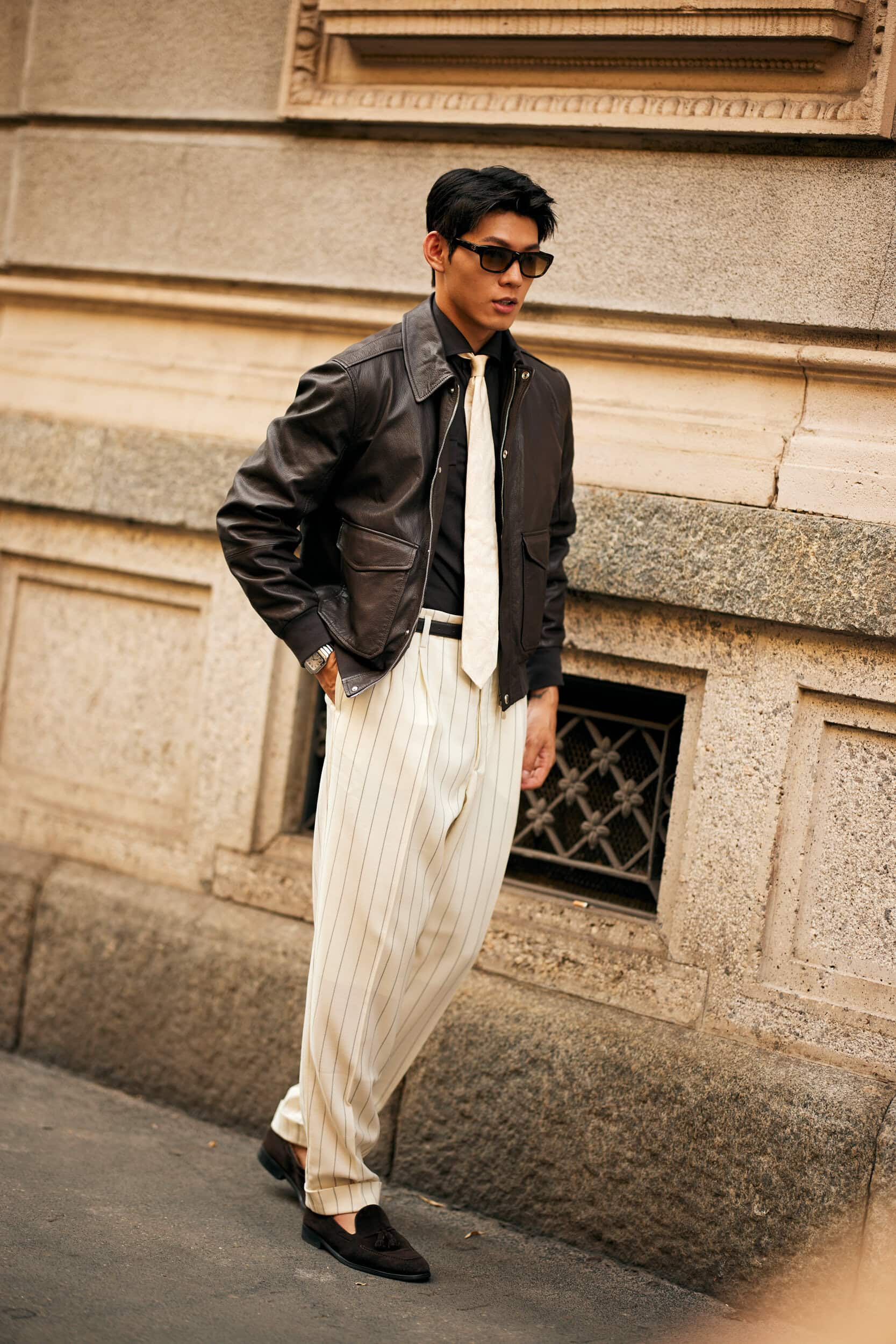 Milano Milan Men's Street Style Spring 2026 Shows