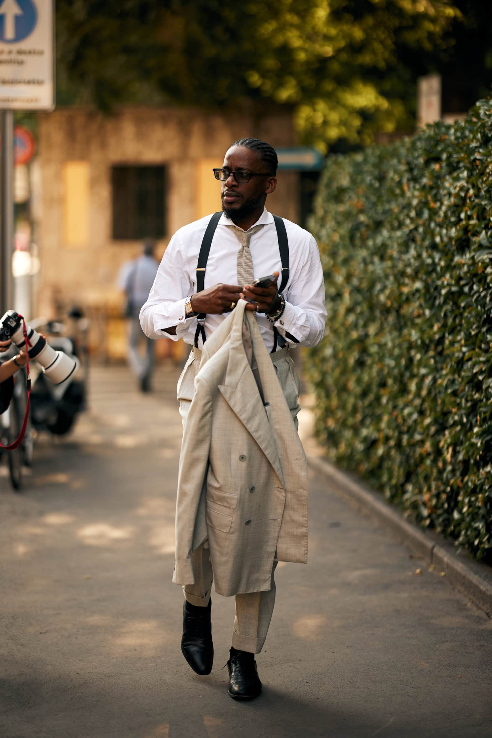 Milano Milan Men's Street Style Spring 2026 Shows