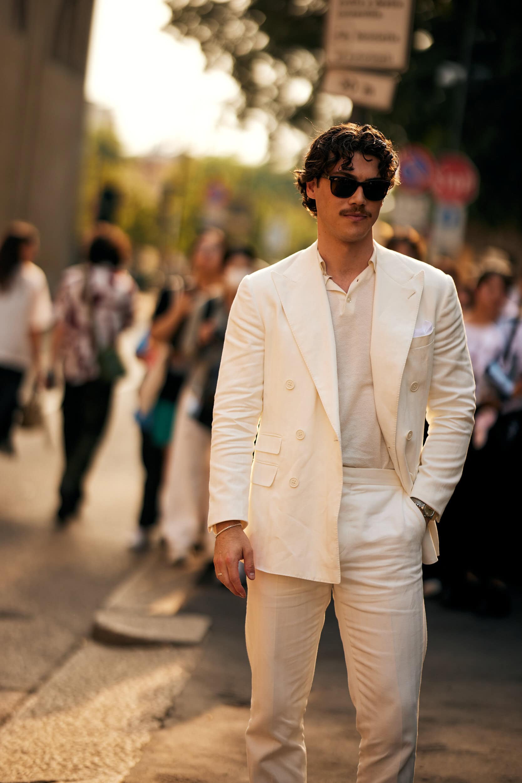 Milano Milan Men's Street Style Spring 2026 Shows