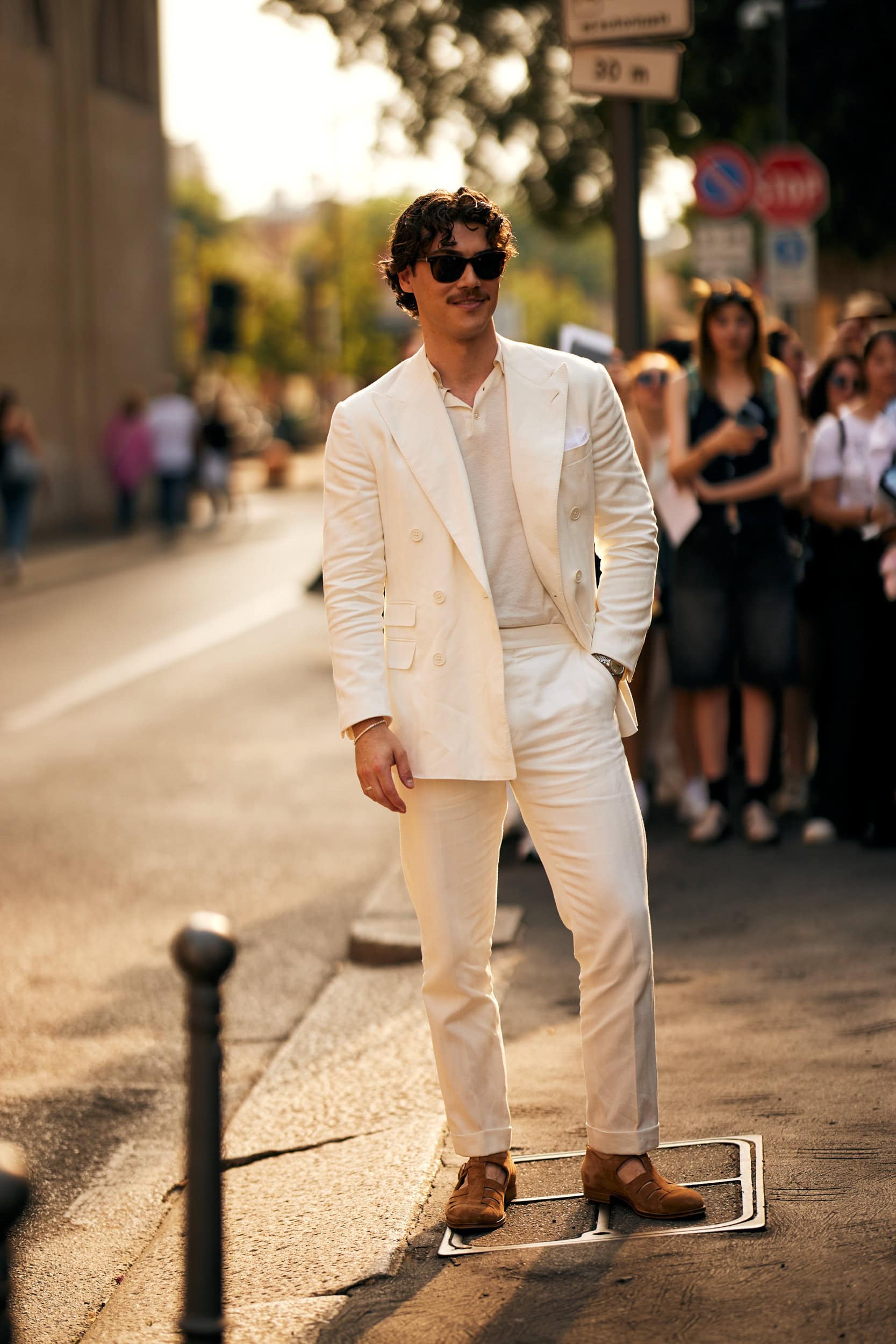 Milano Milan Men's Street Style Spring 2026 Shows