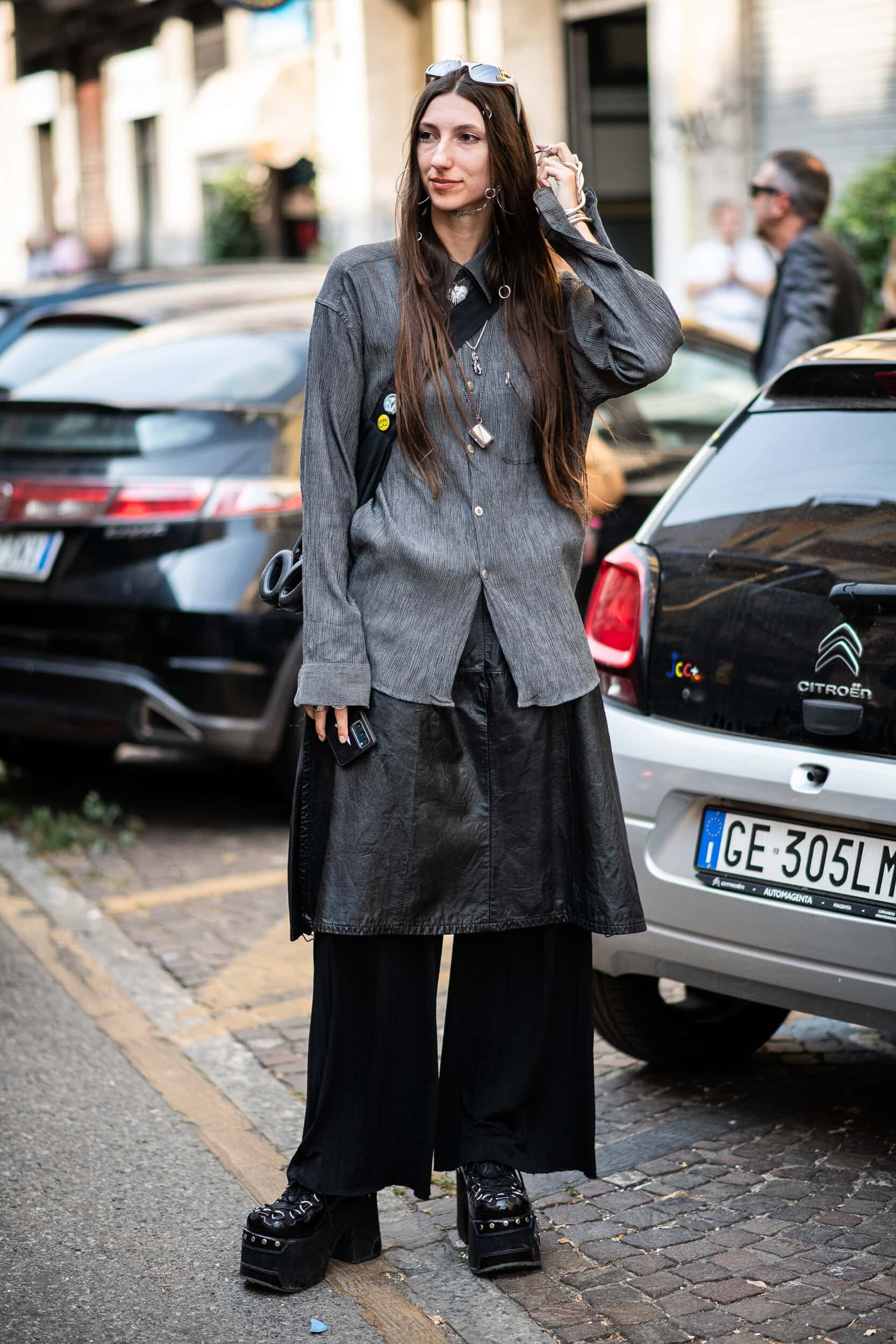 Milano Milan Men's Street Style Spring 2026 Shows