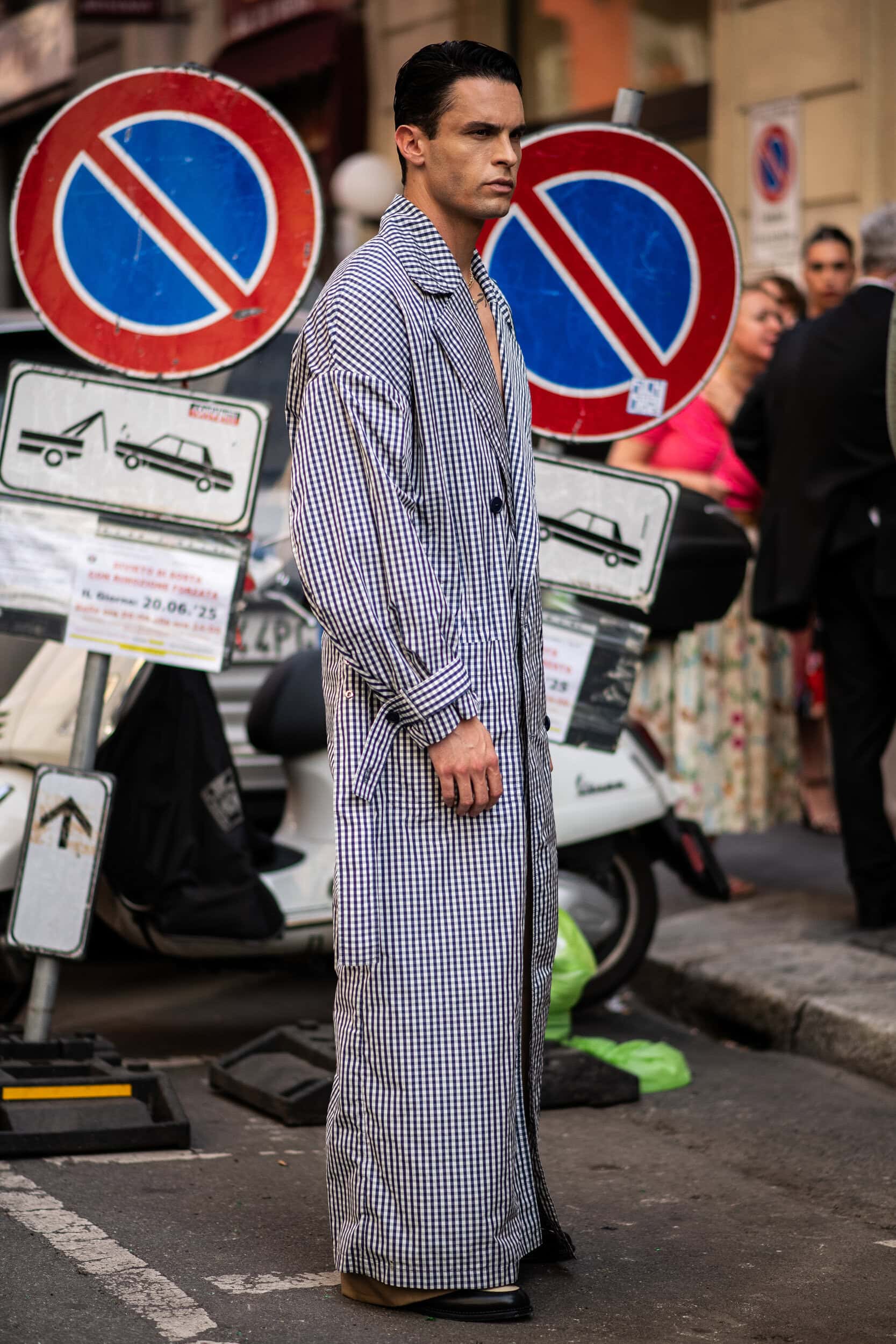Milano Milan Men's Street Style Spring 2026 Shows