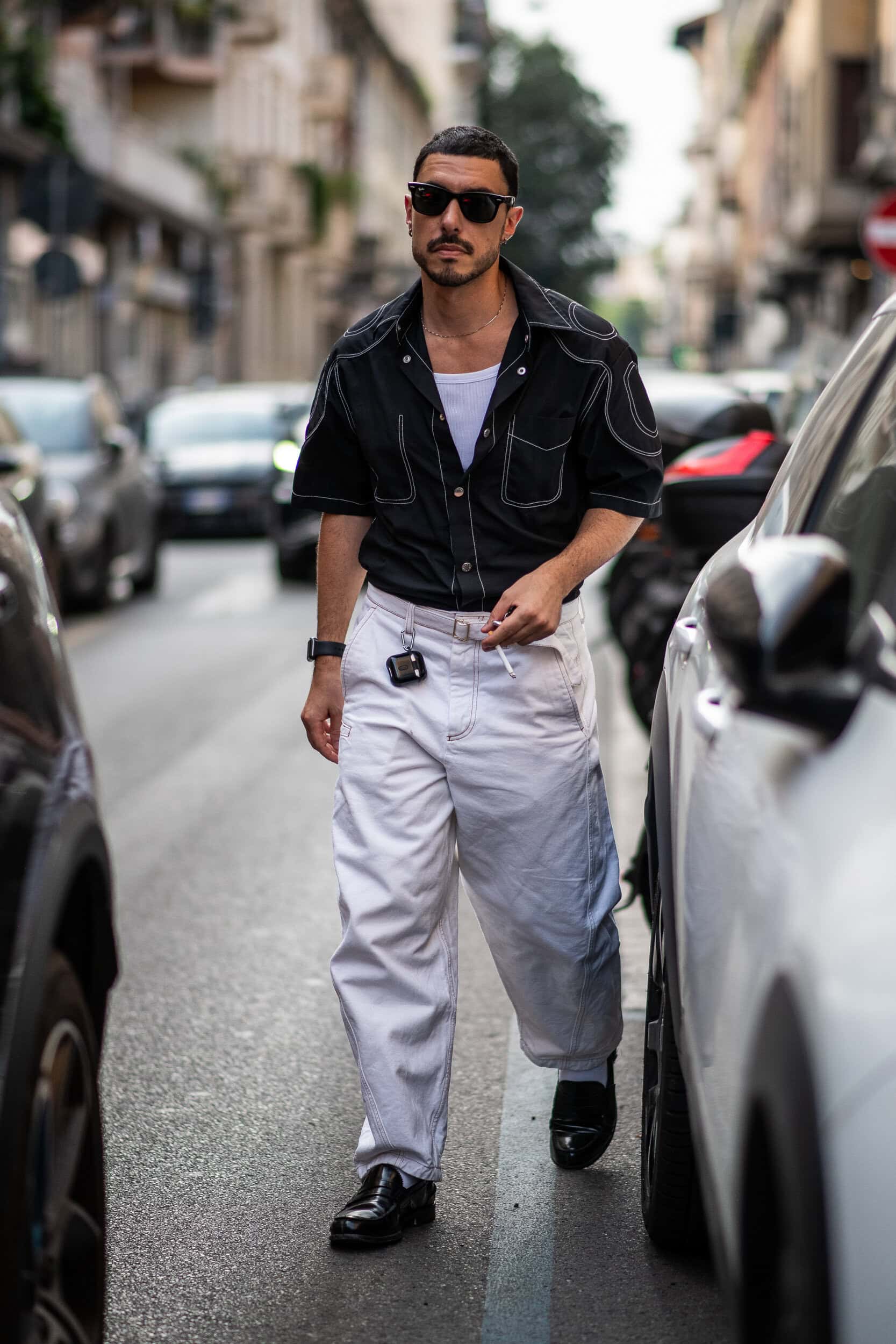 Milano Milan Men's Street Style Spring 2026 Shows