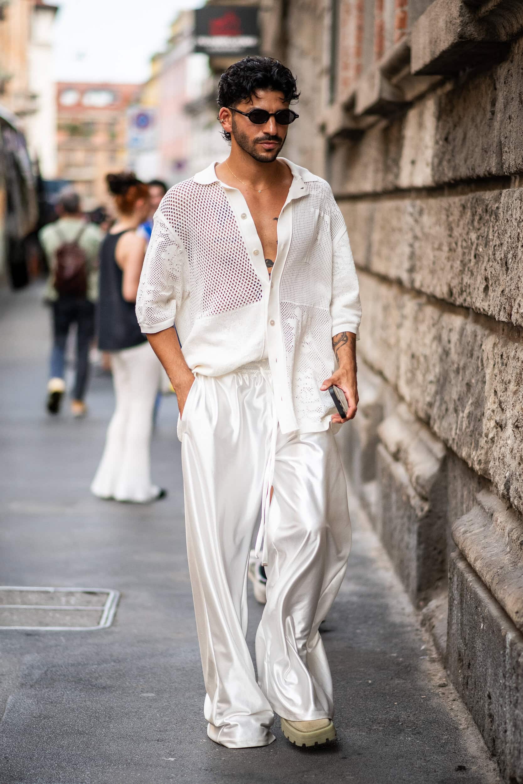 Milano Milan Men's Street Style Spring 2026 Shows