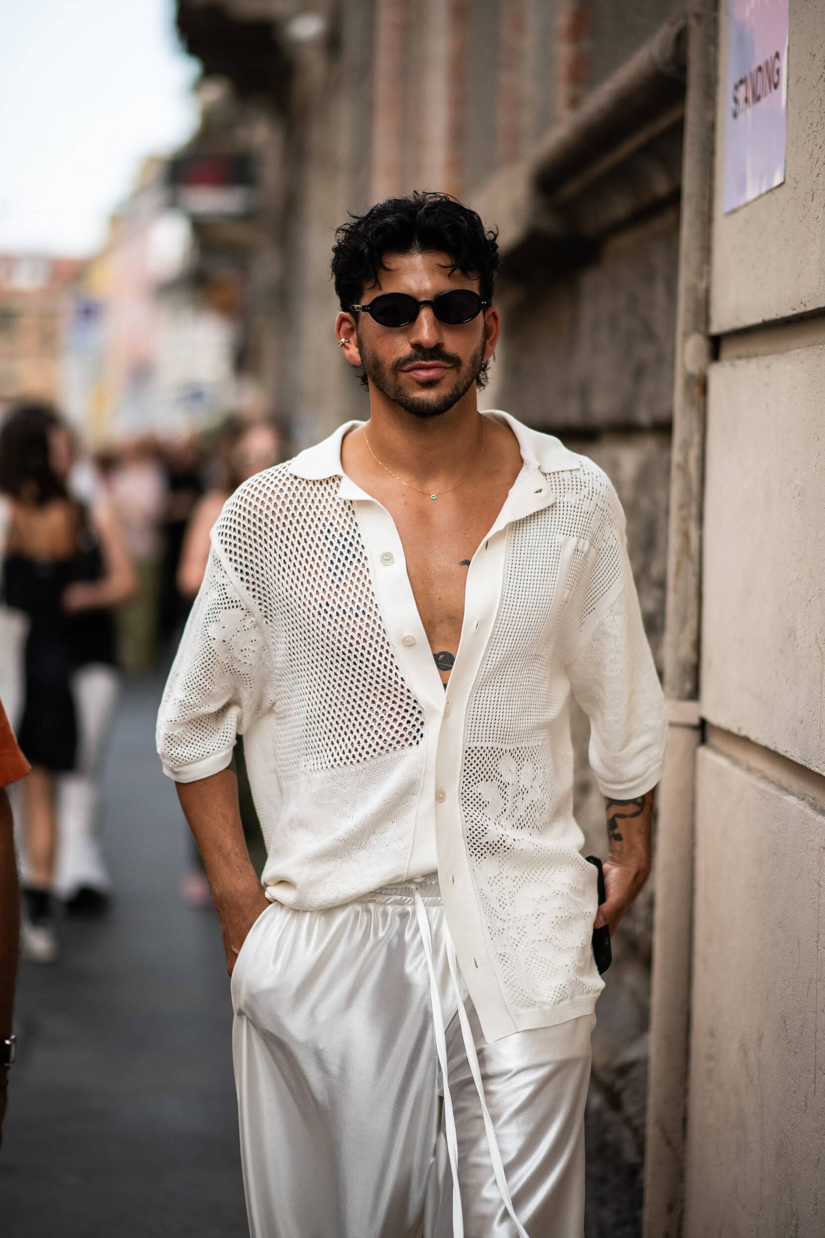 Milano Milan Men's Street Style Spring 2026 Shows