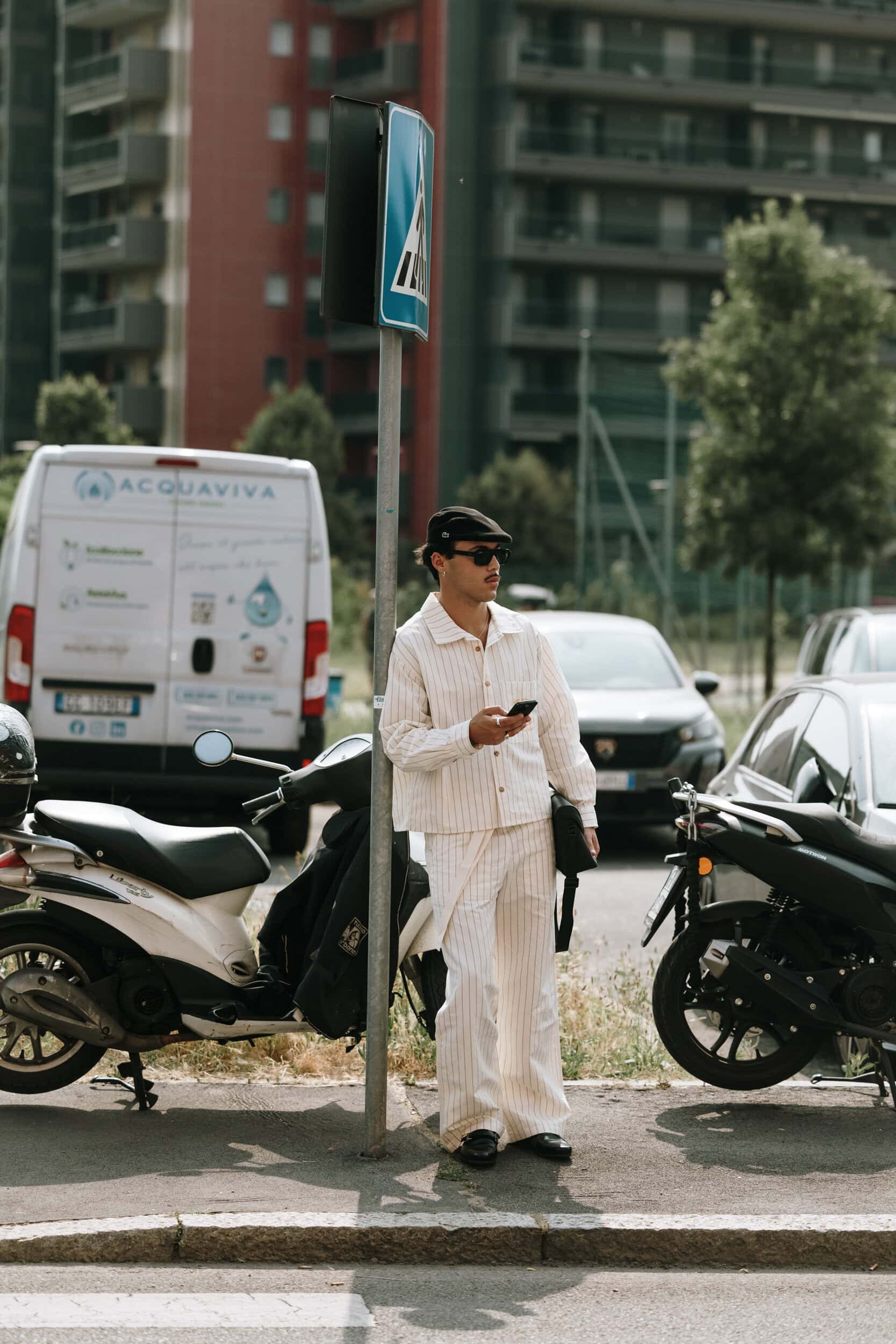 Milano Milan Men's Street Style Spring 2026 Shows