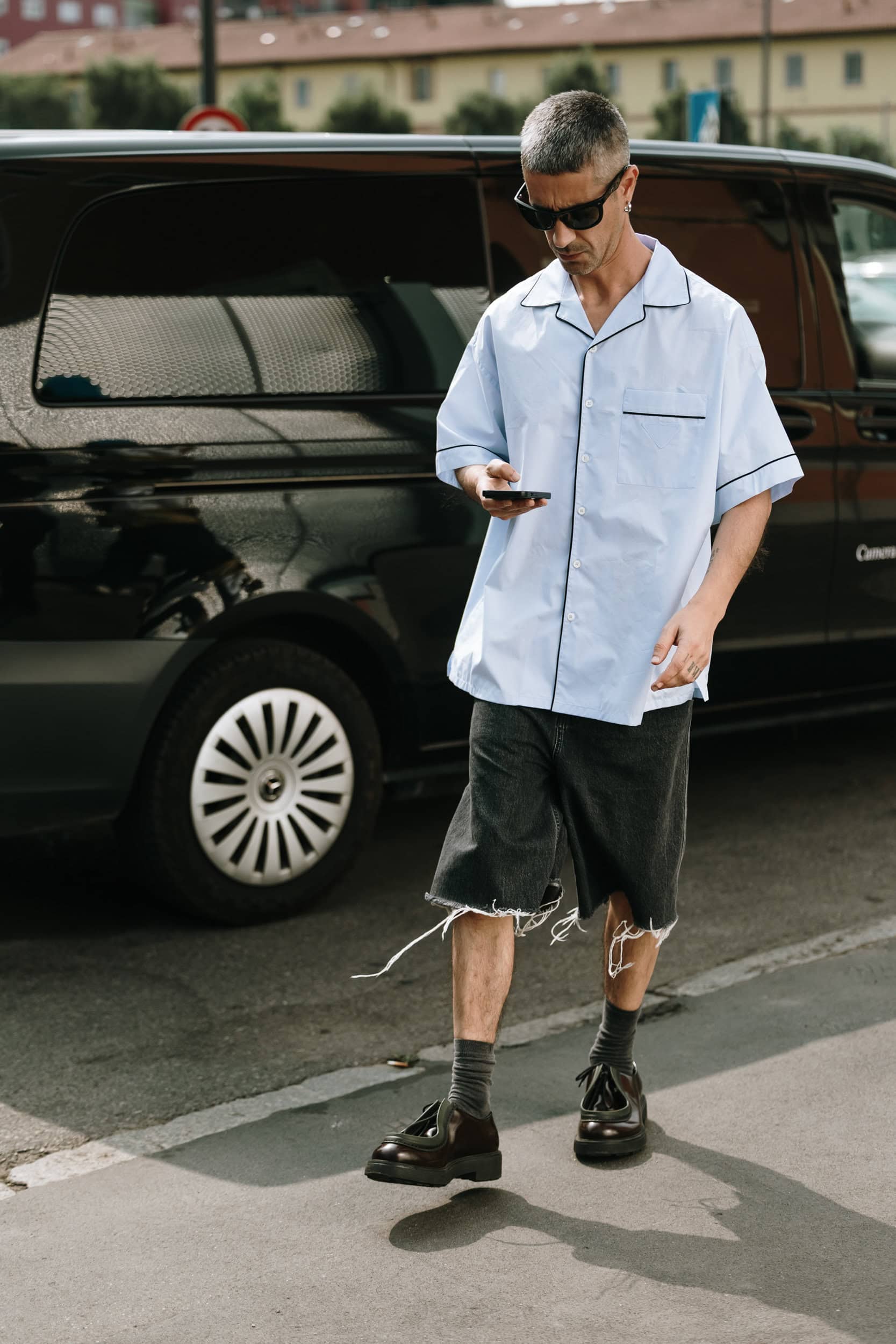 Milano Milan Men's Street Style Spring 2026 Shows