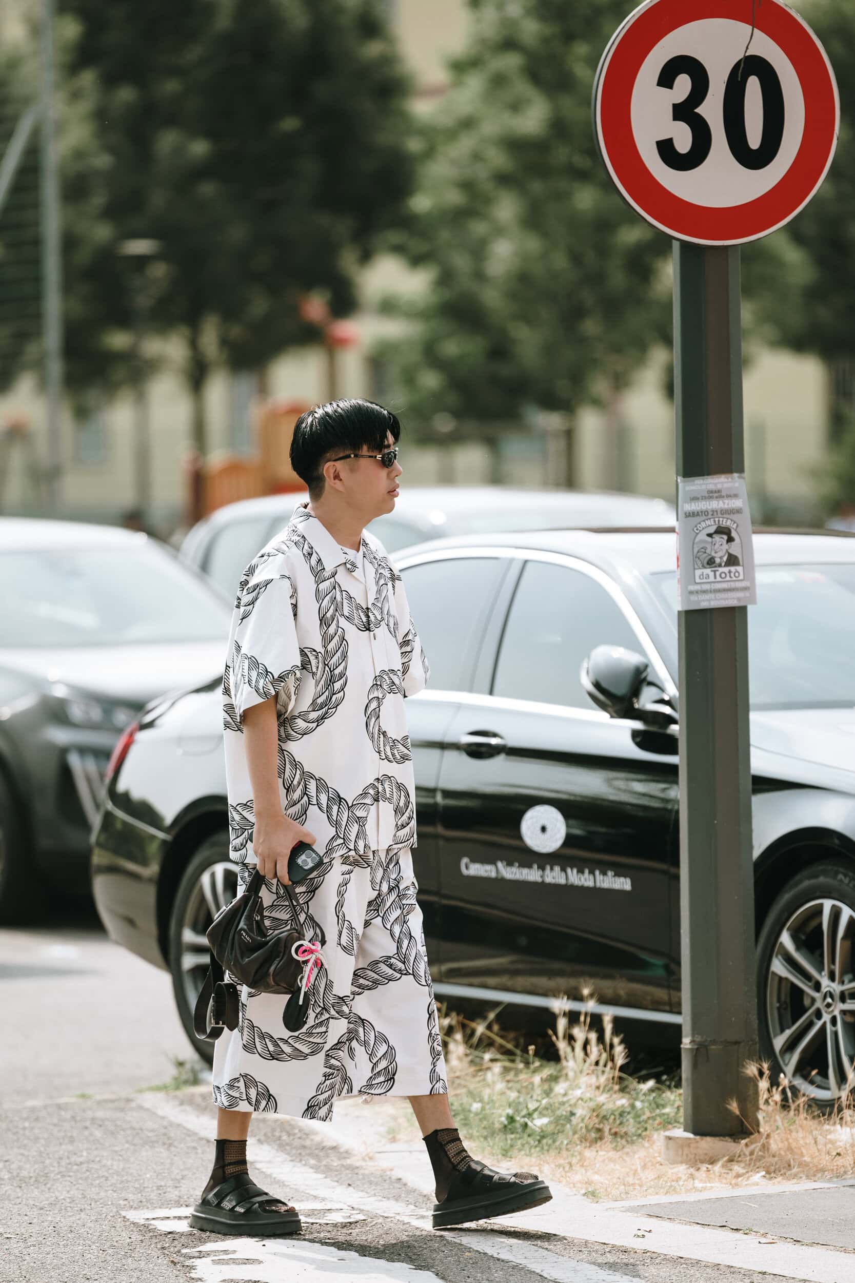 Milano Milan Men's Street Style Spring 2026 Shows