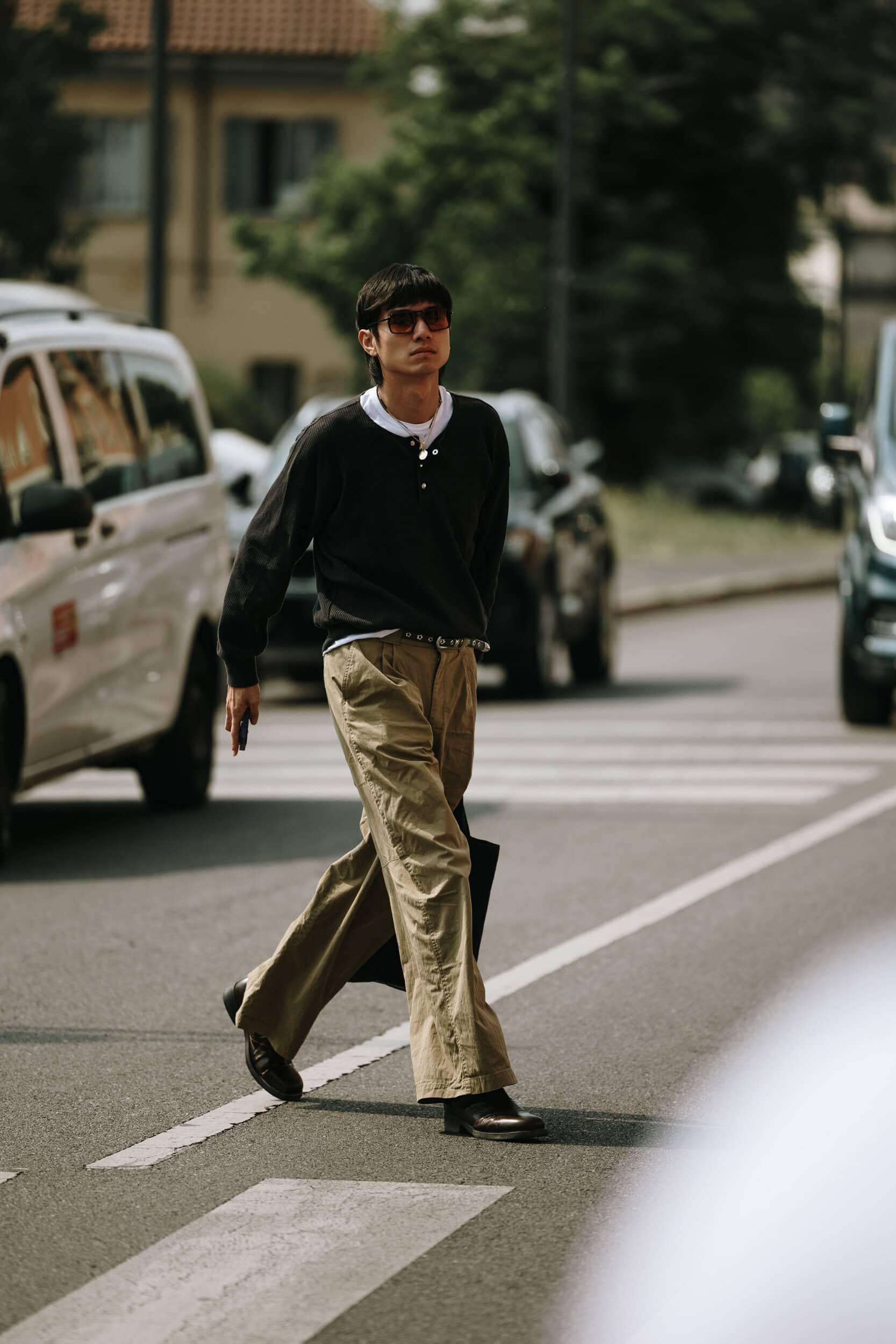 Milano Milan Men's Street Style Spring 2026 Shows