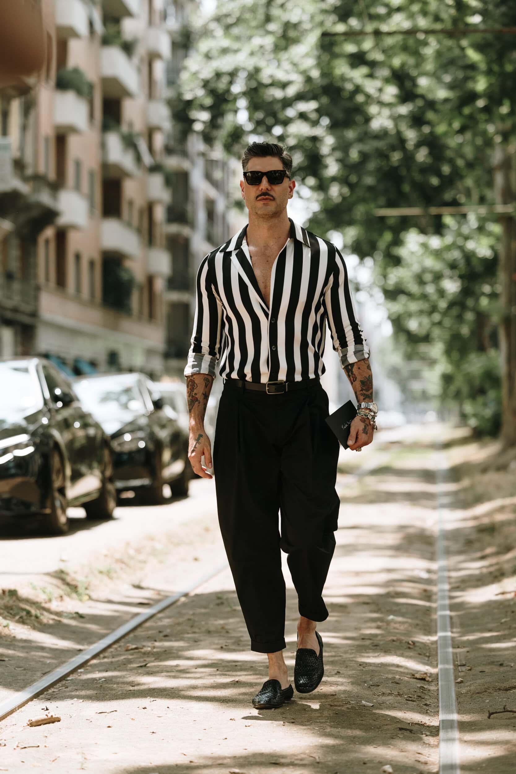 Milano Milan Men's Street Style Spring 2026 Shows