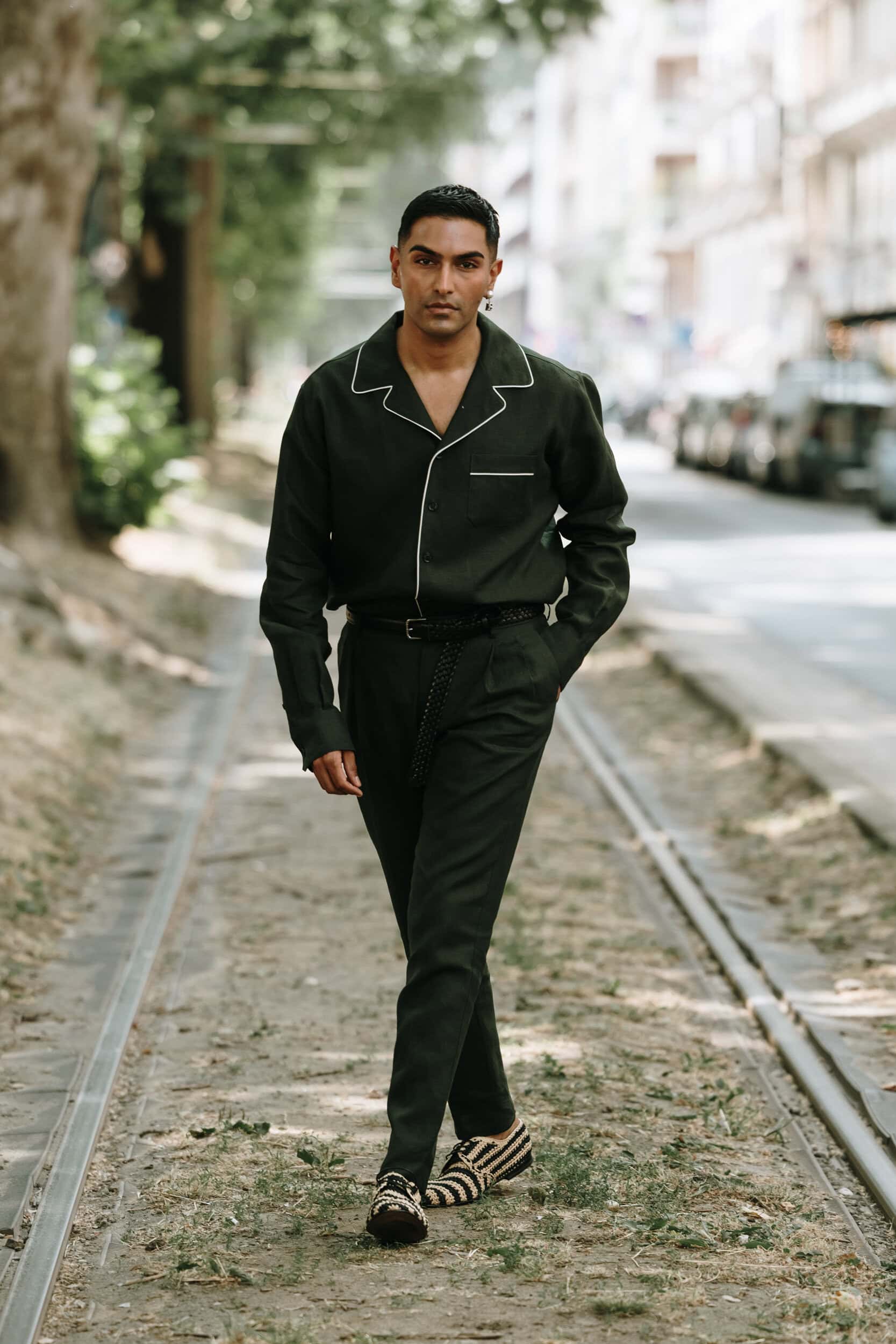 Milano Milan Men's Street Style Spring 2026 Shows