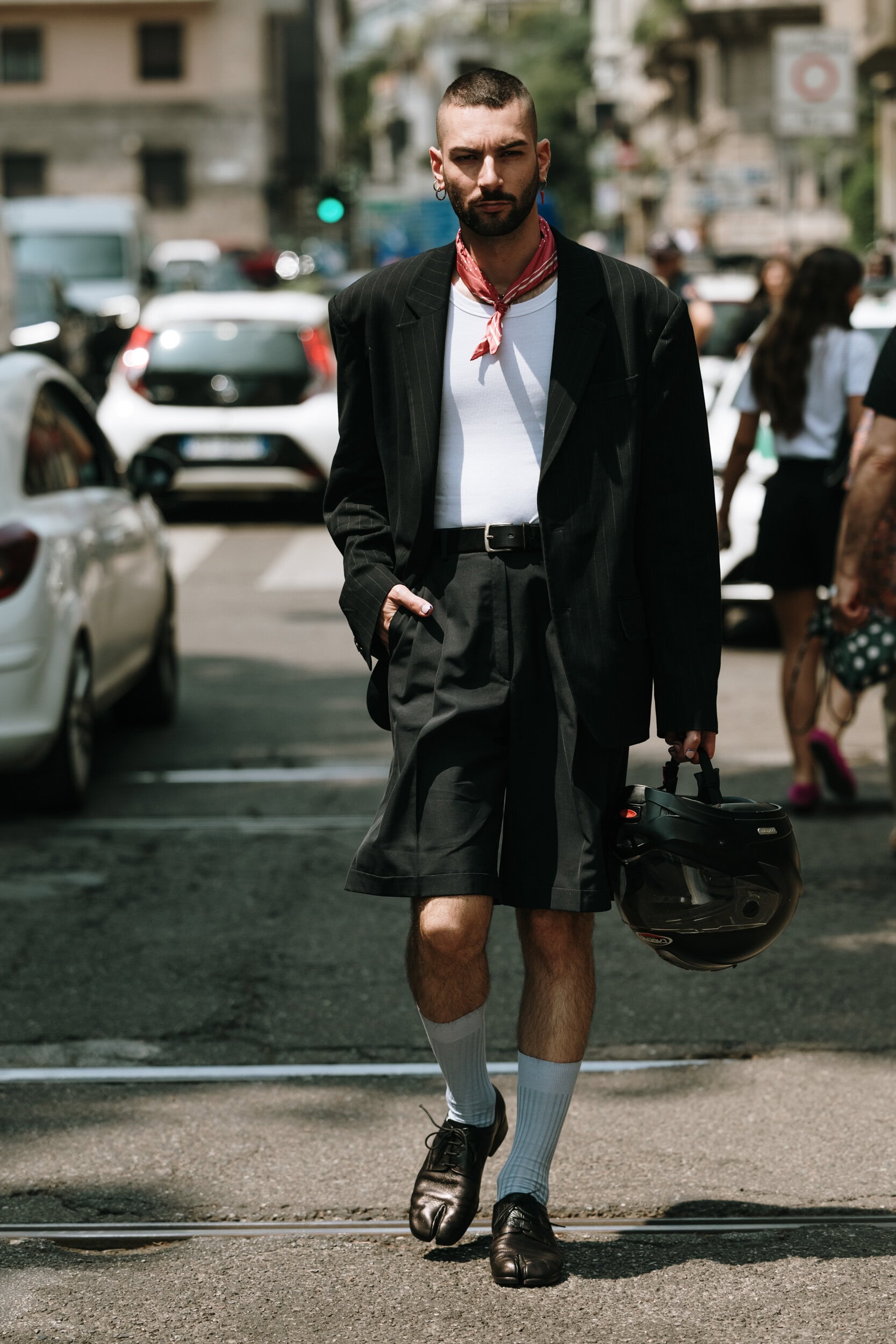 Milano Milan Men's Street Style Spring 2026 Shows