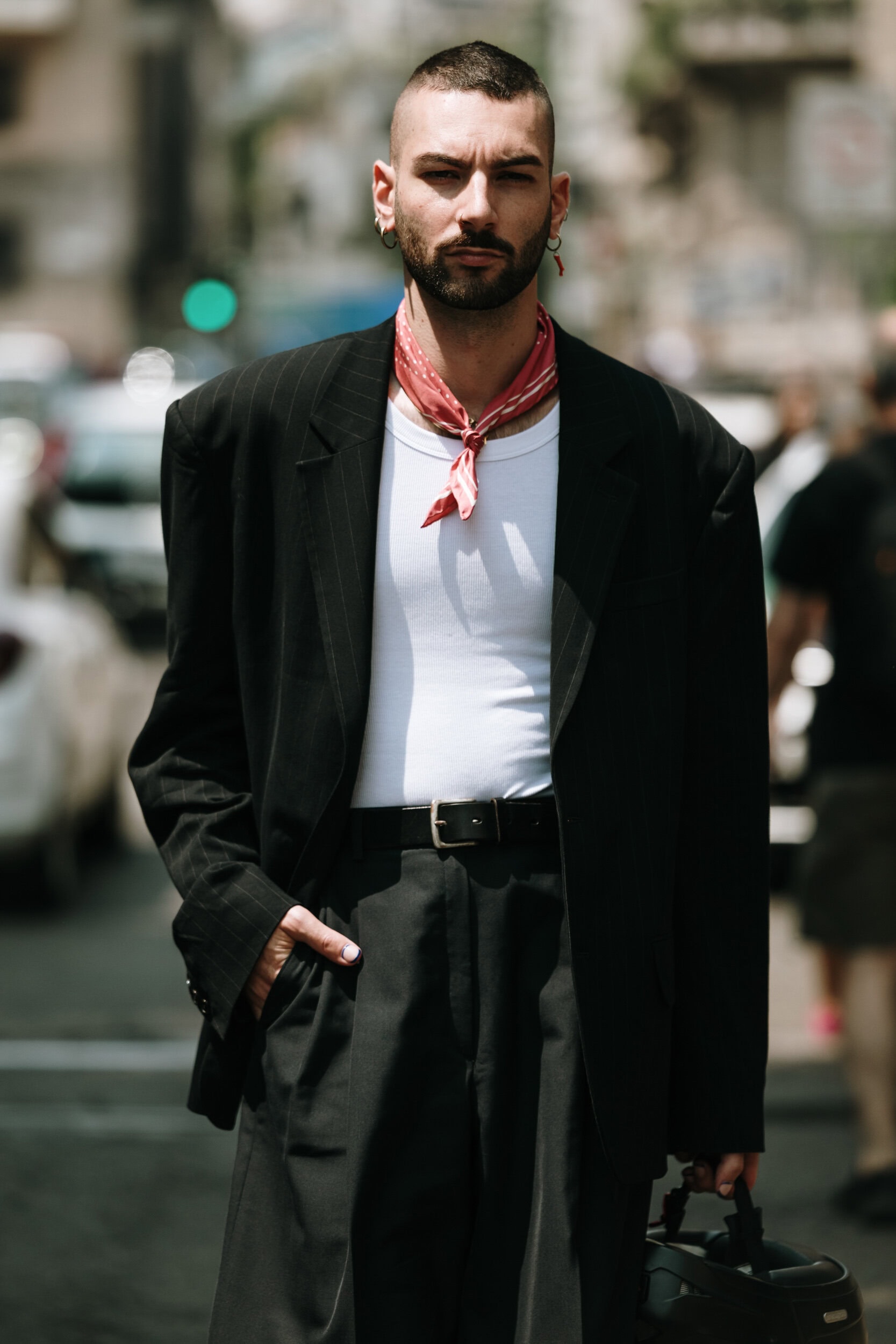 Milano Milan Men's Street Style Spring 2026 Shows