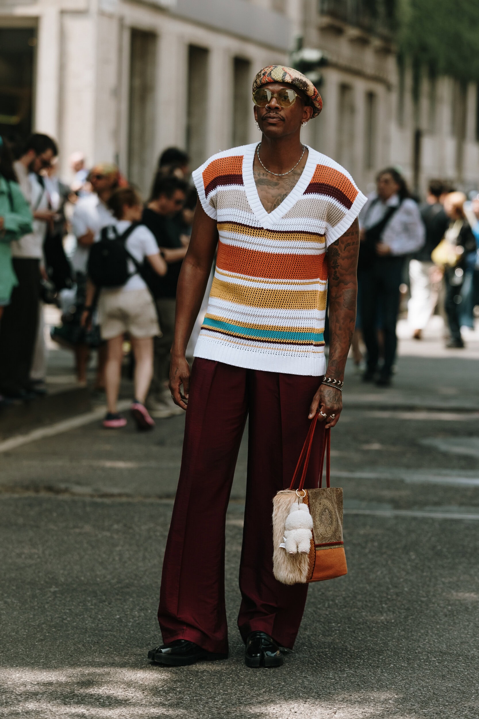 Milano Milan Men's Street Style Spring 2026 Shows