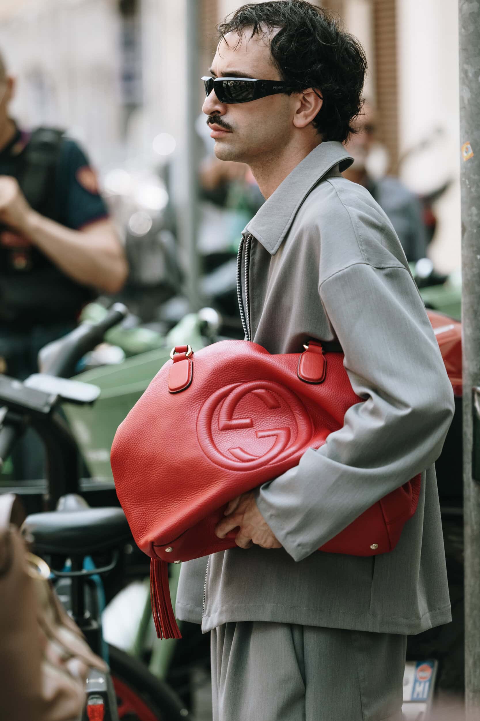 Milano Milan Men's Street Style Spring 2026 Shows