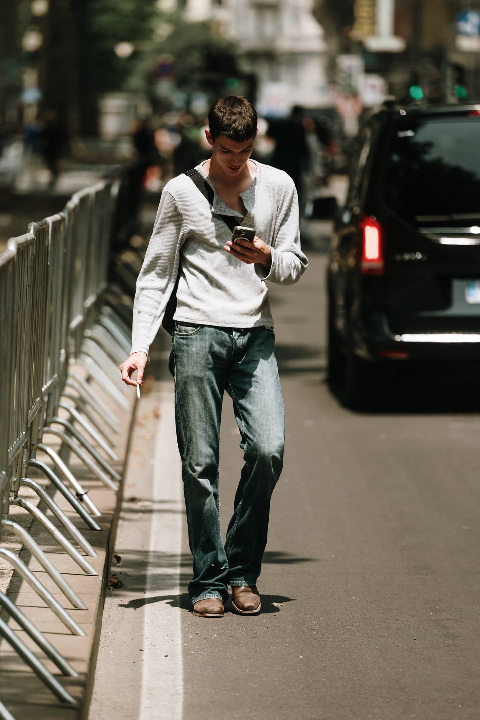Milano Milan Men's Street Style Spring 2026 Shows
