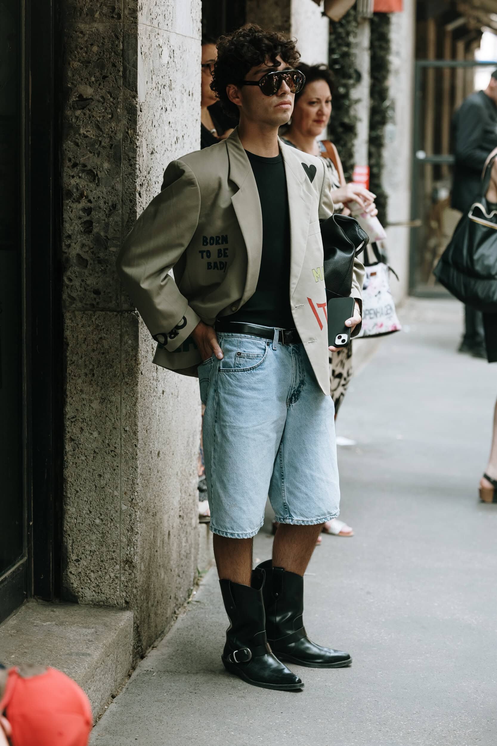 Milano Milan Men's Street Style Spring 2026 Shows